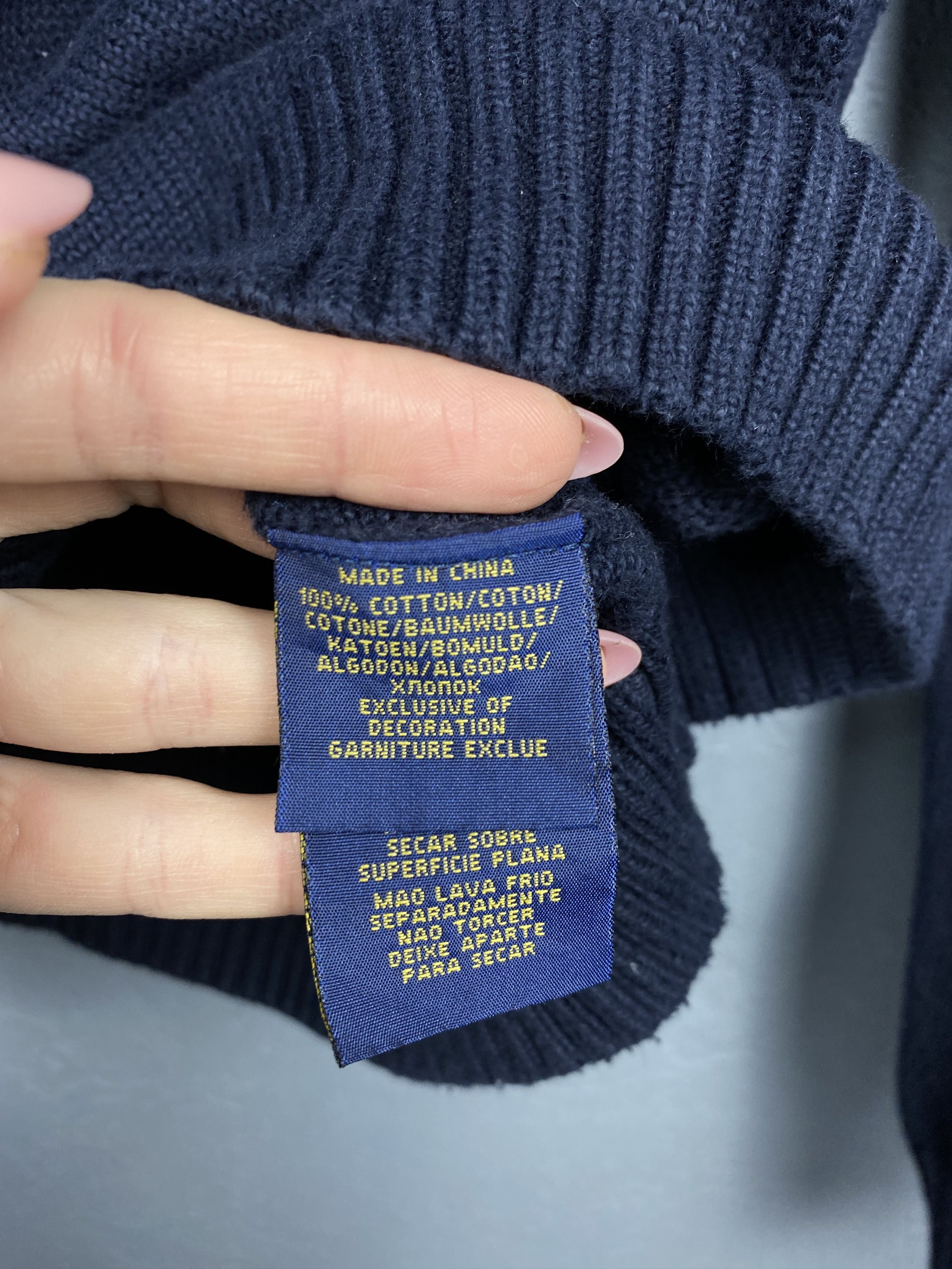 Polo Ralph Lauren Polo Ralph Lauren Vintage Mens Knit Sweater Size US L / EU 52-54 / 3 - 5 Thumbnail