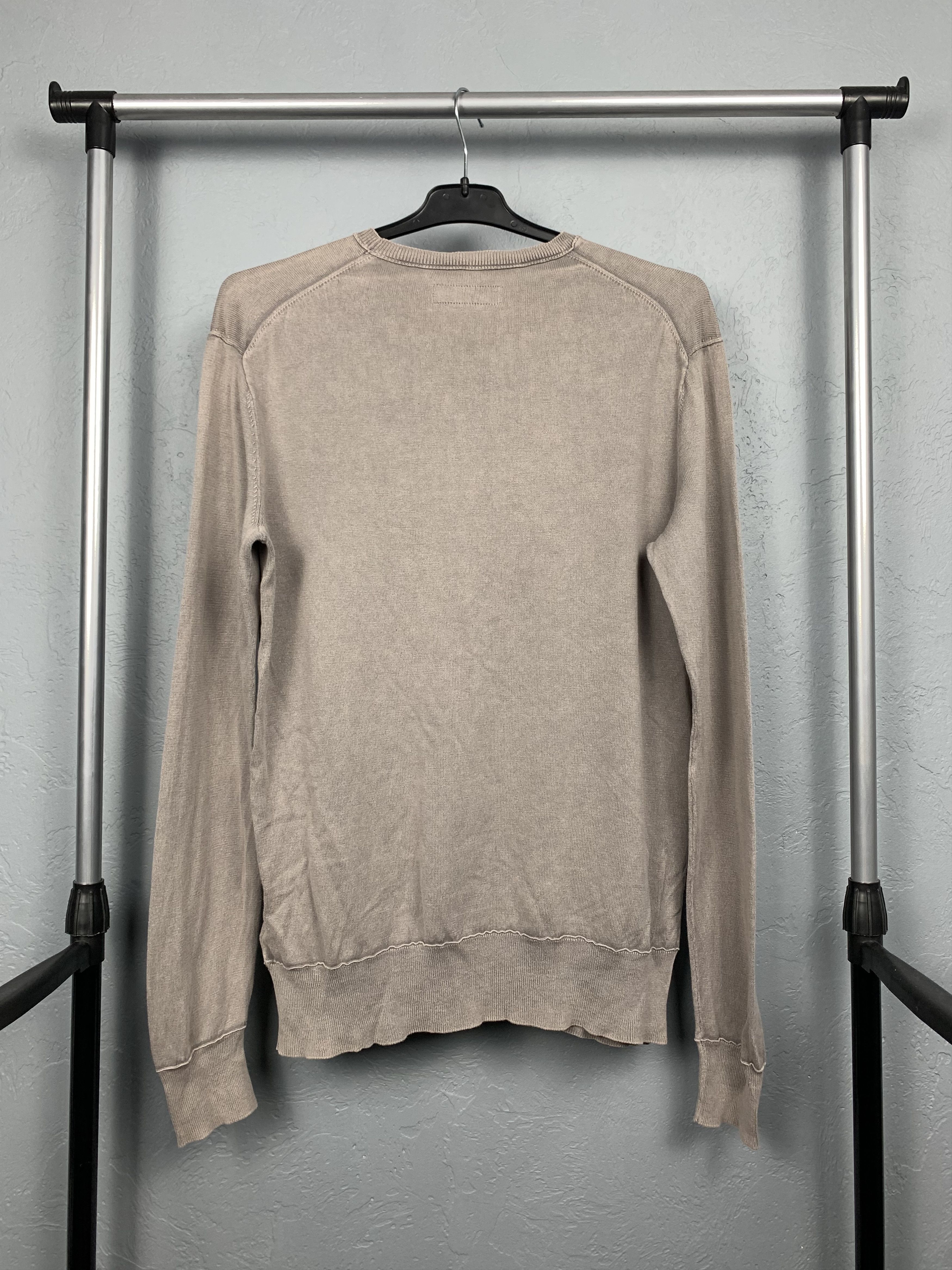 Allsaints Allsaints Klose Crew Neck Mens Washed Cotton Sweater Size US XS / EU 42 / 0 - 5 Thumbnail