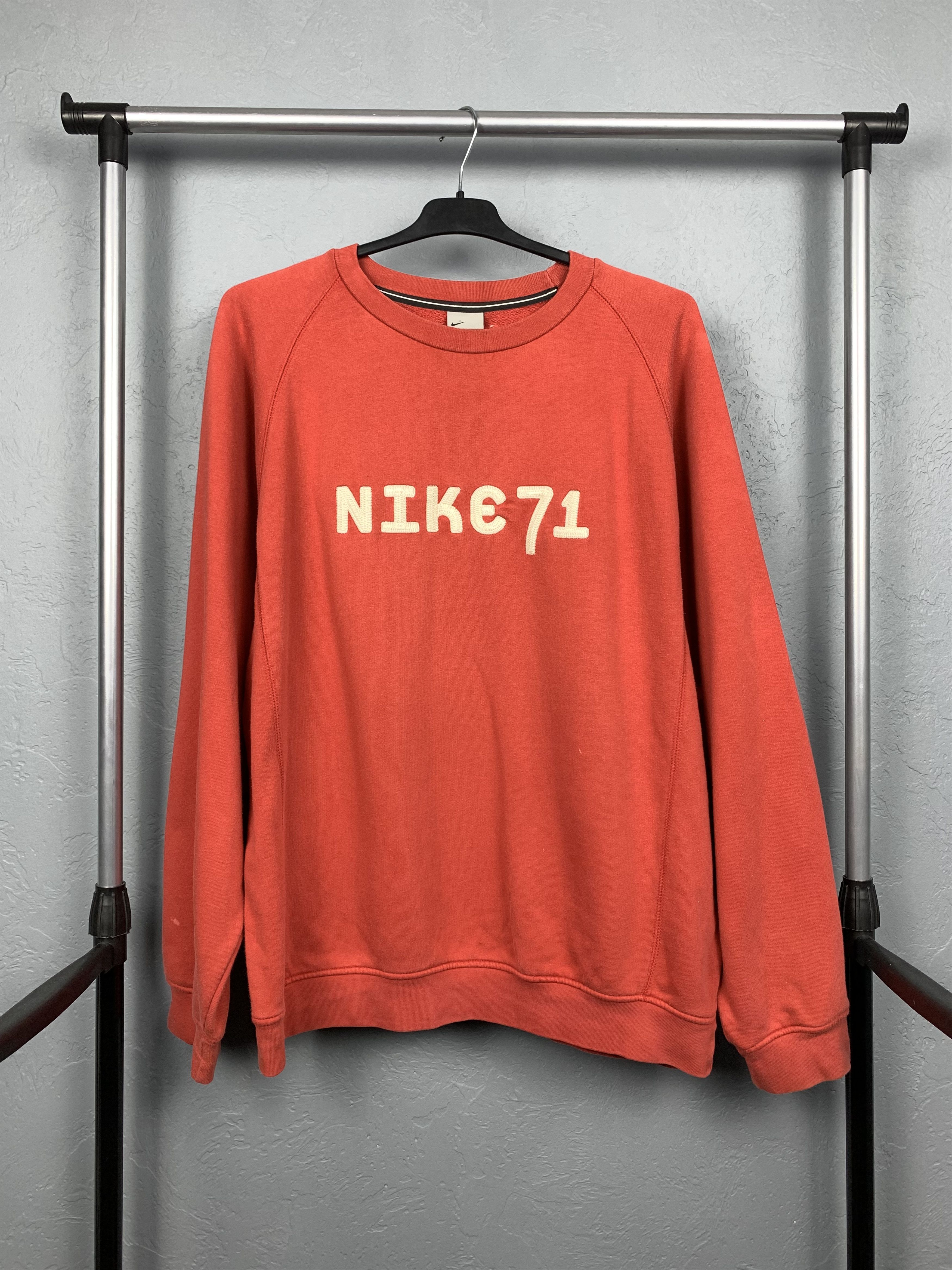 Nike × Vintage Nike 90s Vintage Mens Sweatshirt Size L Size US XL / EU 56 / 4 - 1 Thumbnail