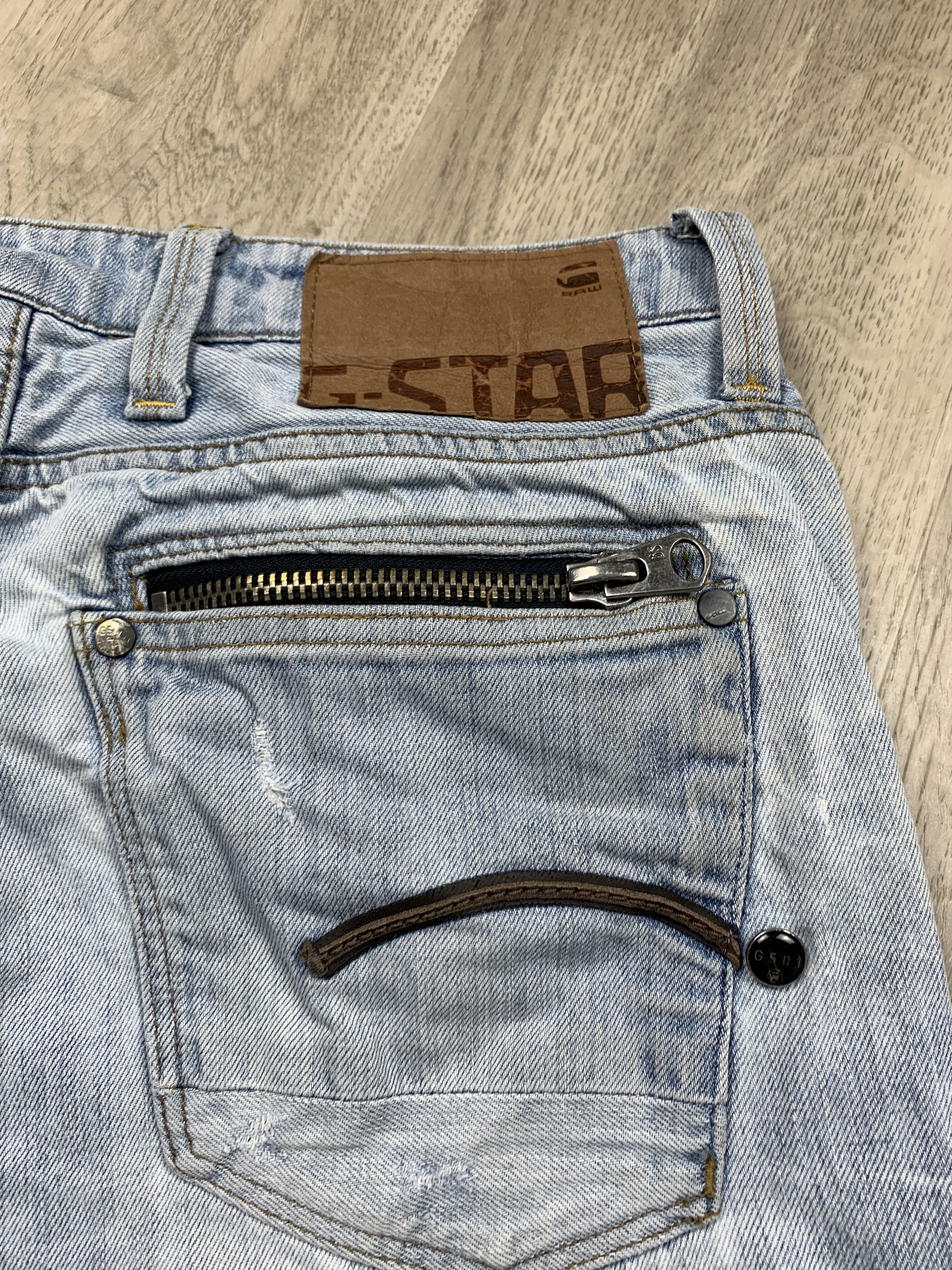 G-Star G Star Raw Vintage Mens Washed Denim Pants Jeans Size US 32 / EU 48 - 3 Thumbnail