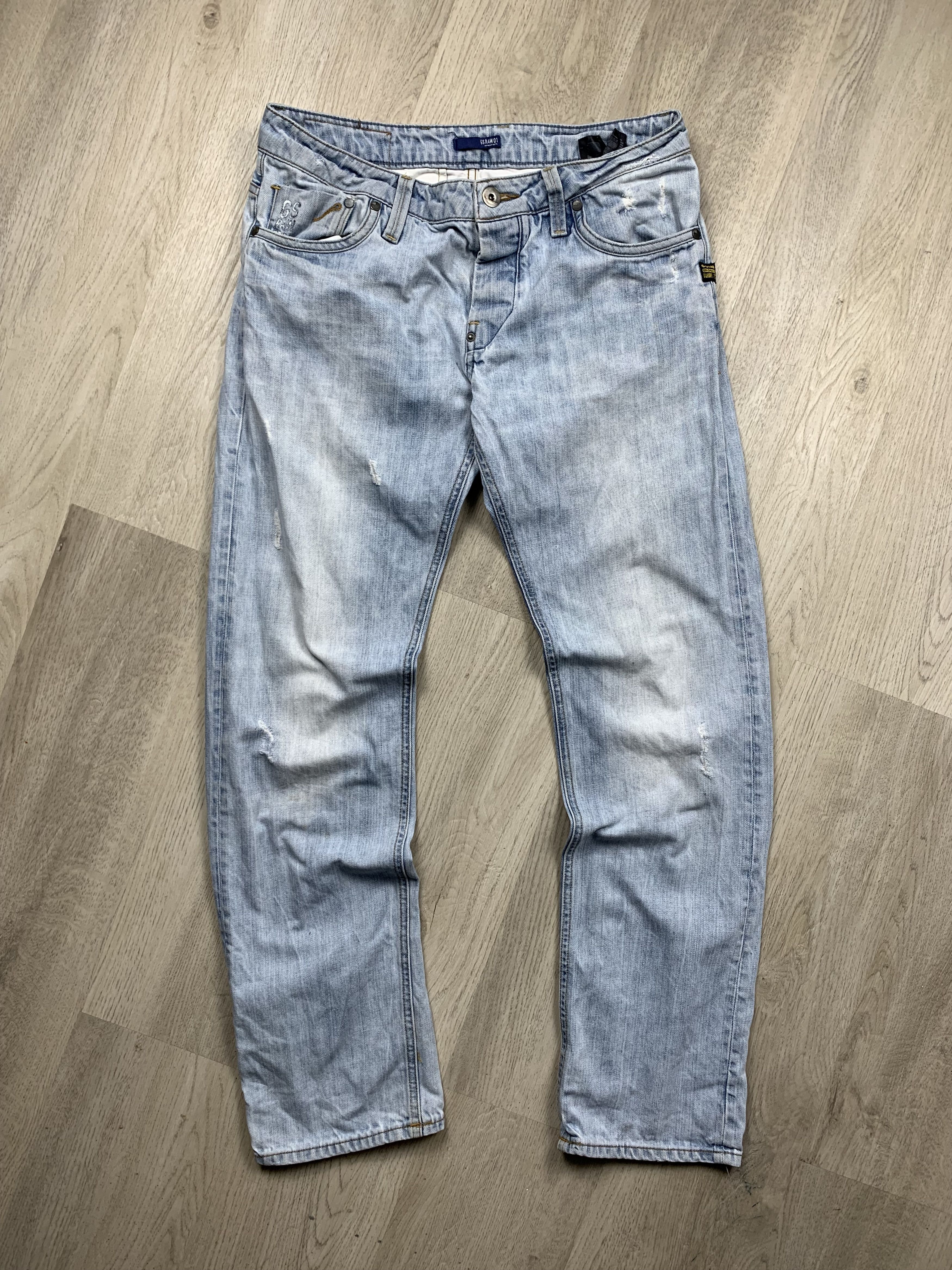 G-Star G Star Raw Vintage Mens Washed Denim Pants Jeans Size US 32 / EU 48 - 6 Thumbnail