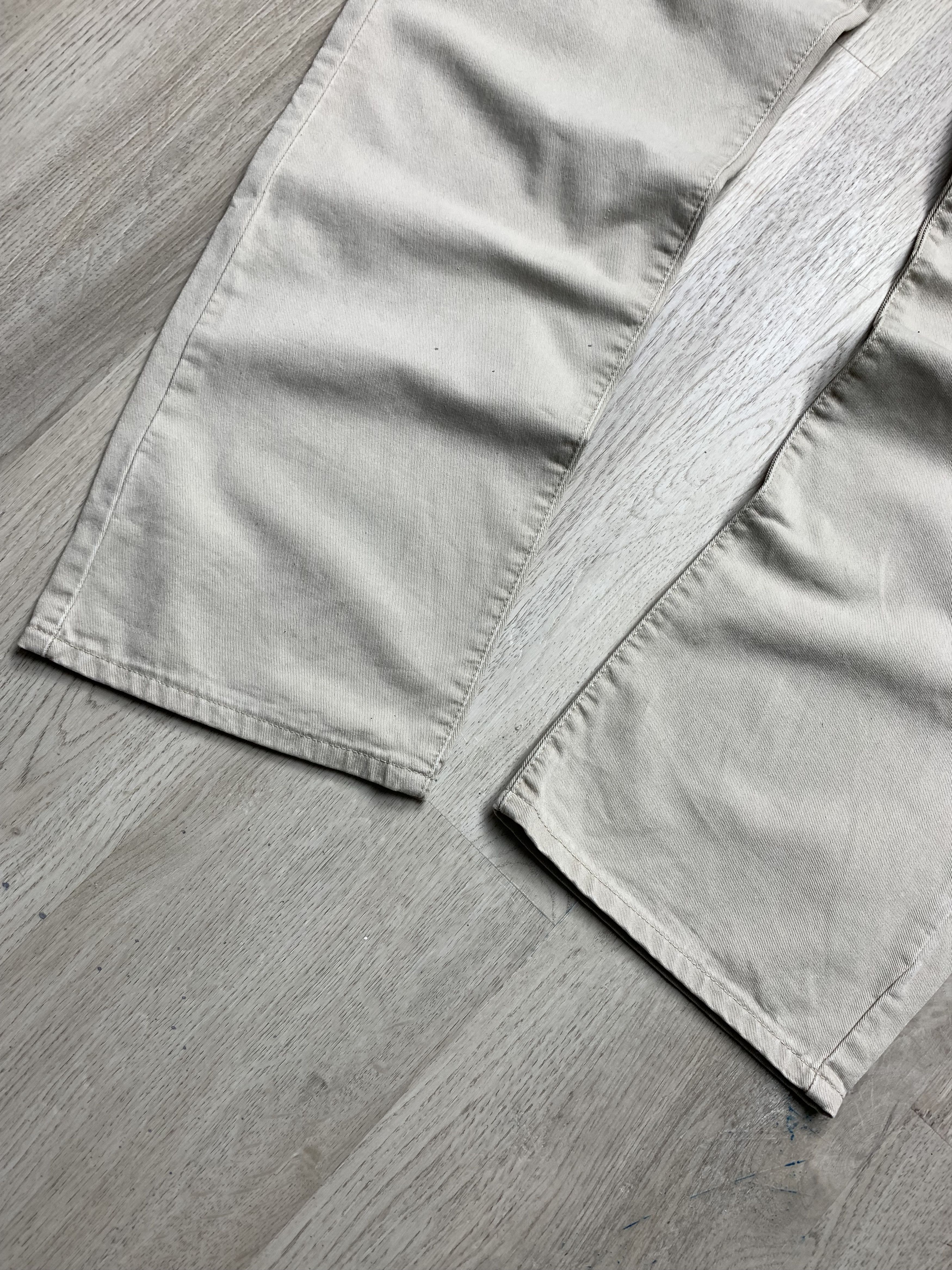 Levi's × Levi's Vintage Clothing Levis 521 Beige Denim Pant Jeans Size US 36 / EU 52 - 6 Thumbnail