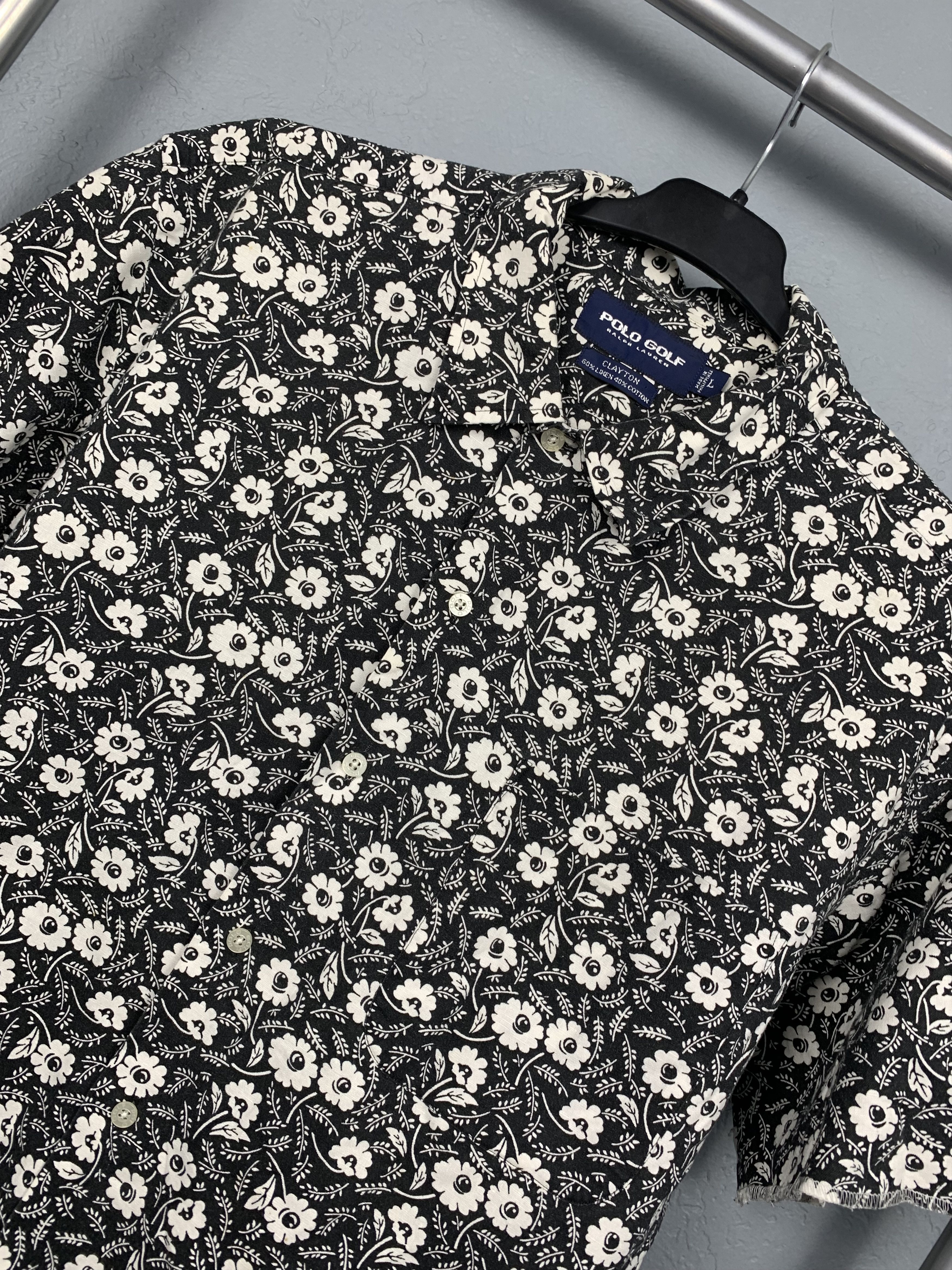 Polo Ralph Lauren × Ralph Lauren Polo Ralph Lauren Golf Mens Floral Shirt Size US L / EU 52-54 / 3 - 2 Thumbnail