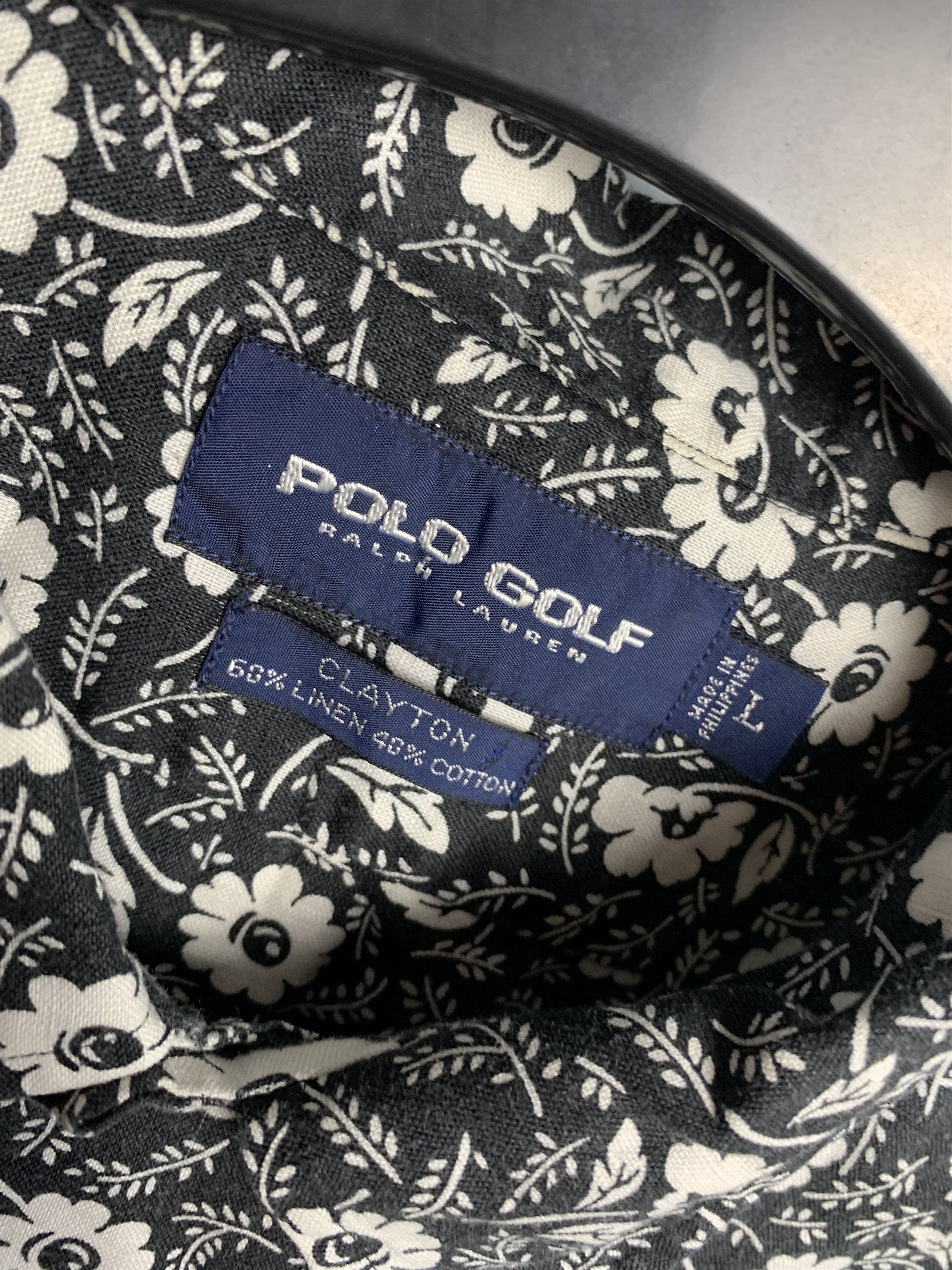 Polo Ralph Lauren × Ralph Lauren Polo Ralph Lauren Golf Mens Floral Shirt Size US L / EU 52-54 / 3 - 4 Thumbnail