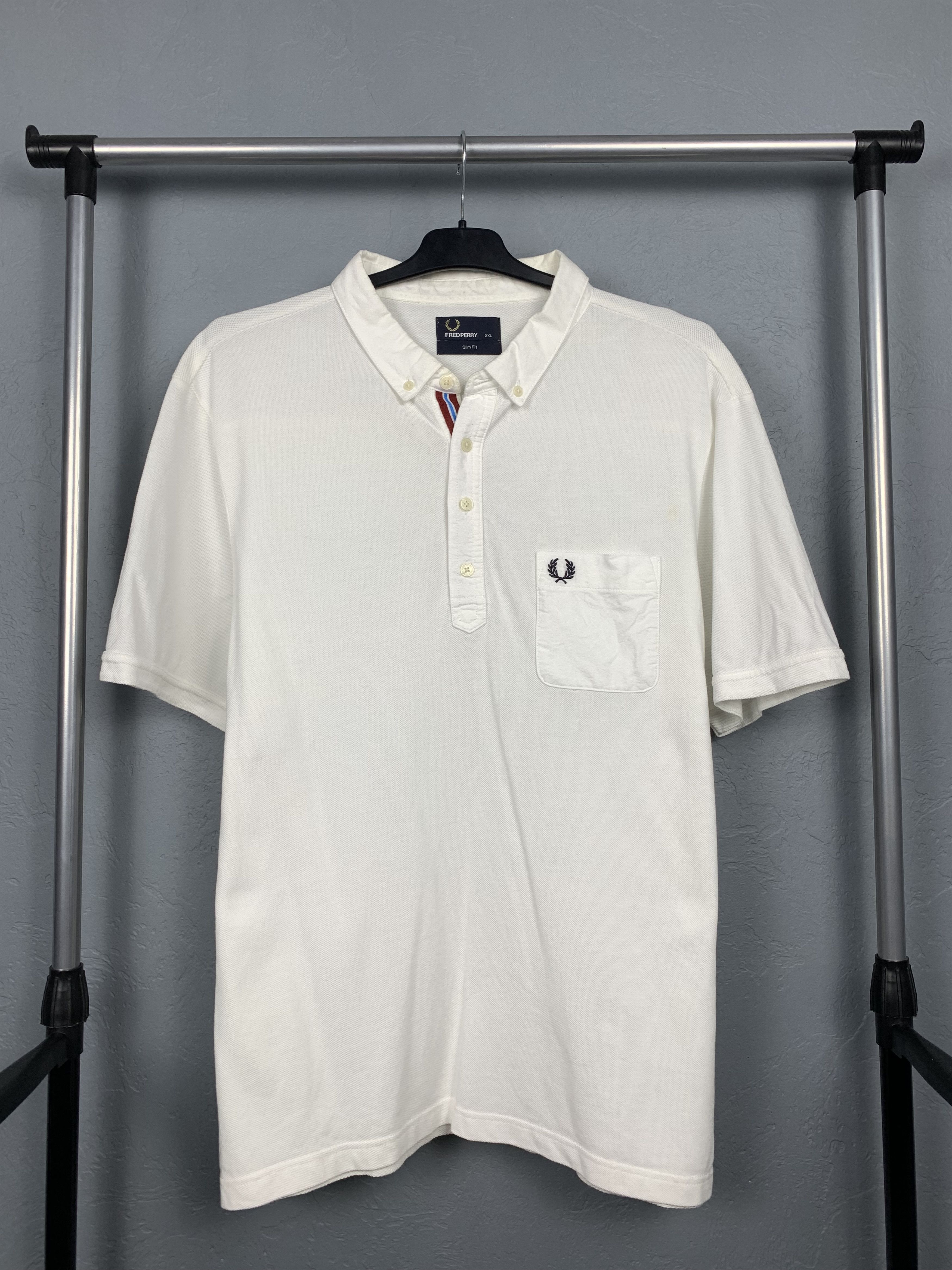 Fred Perry × Vintage Fred Perry Vintage Mens Polo Shirt Size US XXL / EU 58 / 5 - 1 Thumbnail