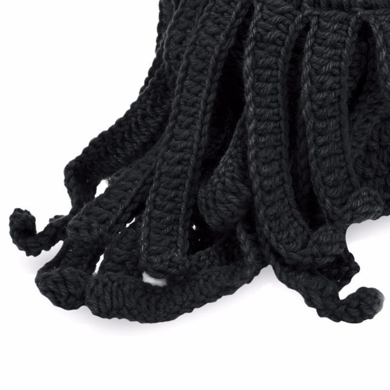 Other Rare 🔥 Sick 🔥 Octopus Knitted Hat Long Beard Balaclava Size ONE SIZE - 3 Thumbnail