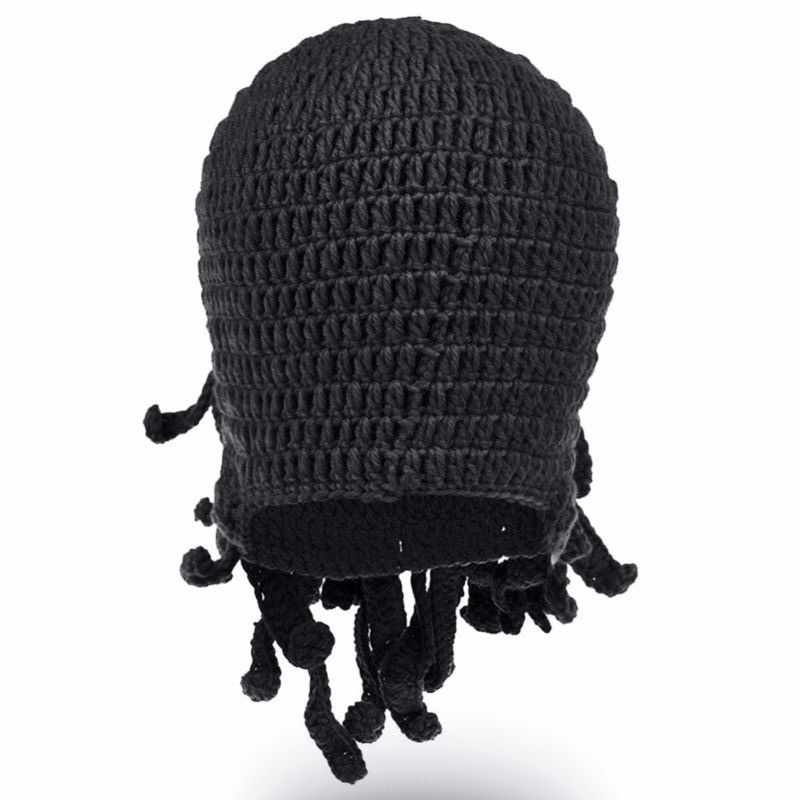 Other Rare 🔥 Sick 🔥 Octopus Knitted Hat Long Beard Balaclava Size ONE SIZE - 2 Thumbnail