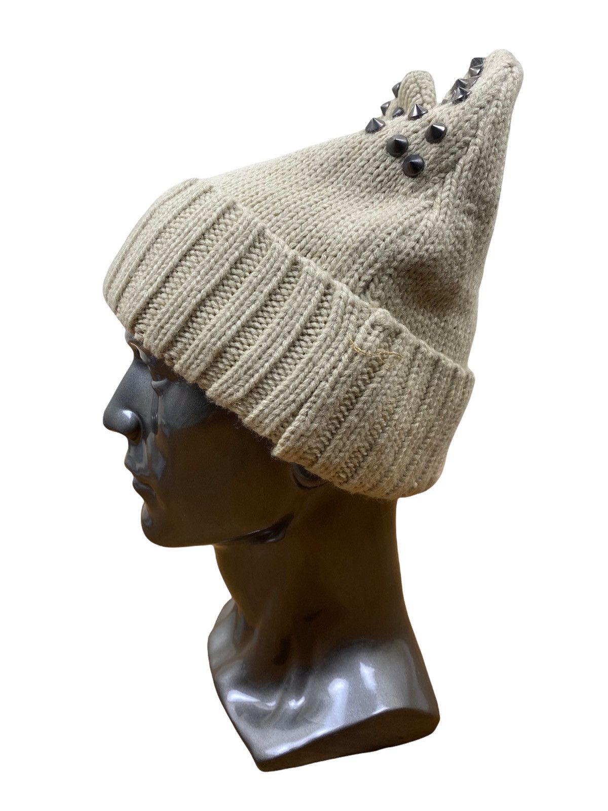 Japanese Brand Japanese Brand Devil Horn Studded Beanie Hat Size ONE SIZE - 3 Thumbnail