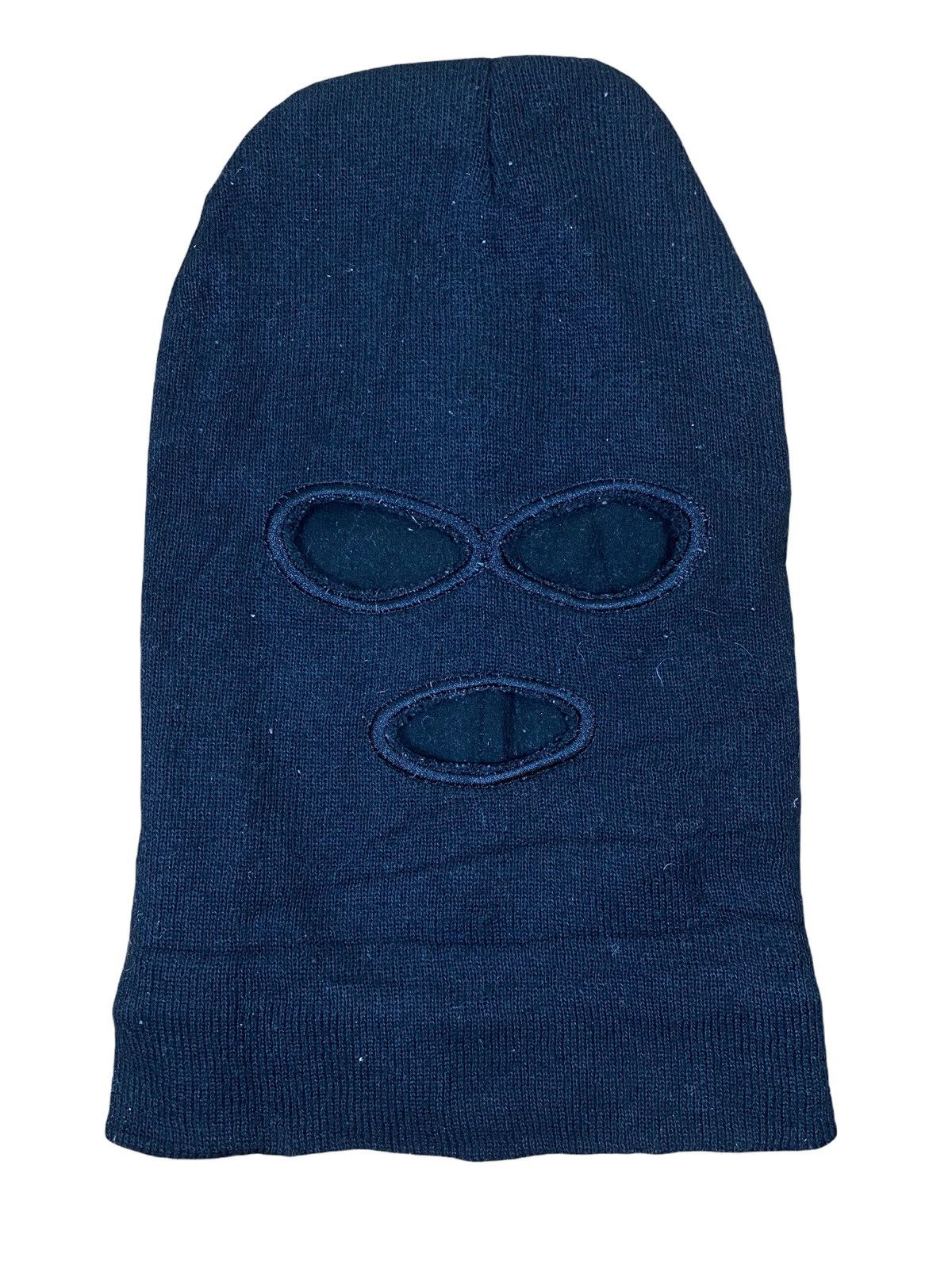 Japanese Brand Unknown Three Hole Balaclava Face Mask in Black Size ONE SIZE - 4 Thumbnail