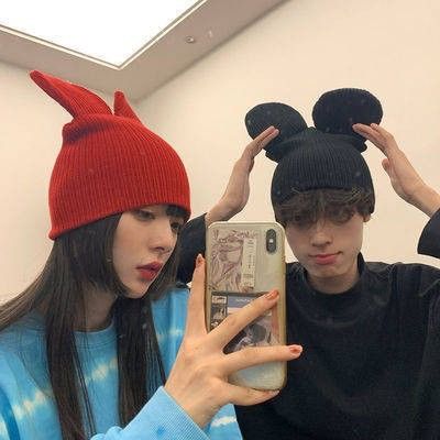 Japanese Brand Winter Beanie Hat Inspired By CDG Josewong Size ONE SIZE - 3 Thumbnail
