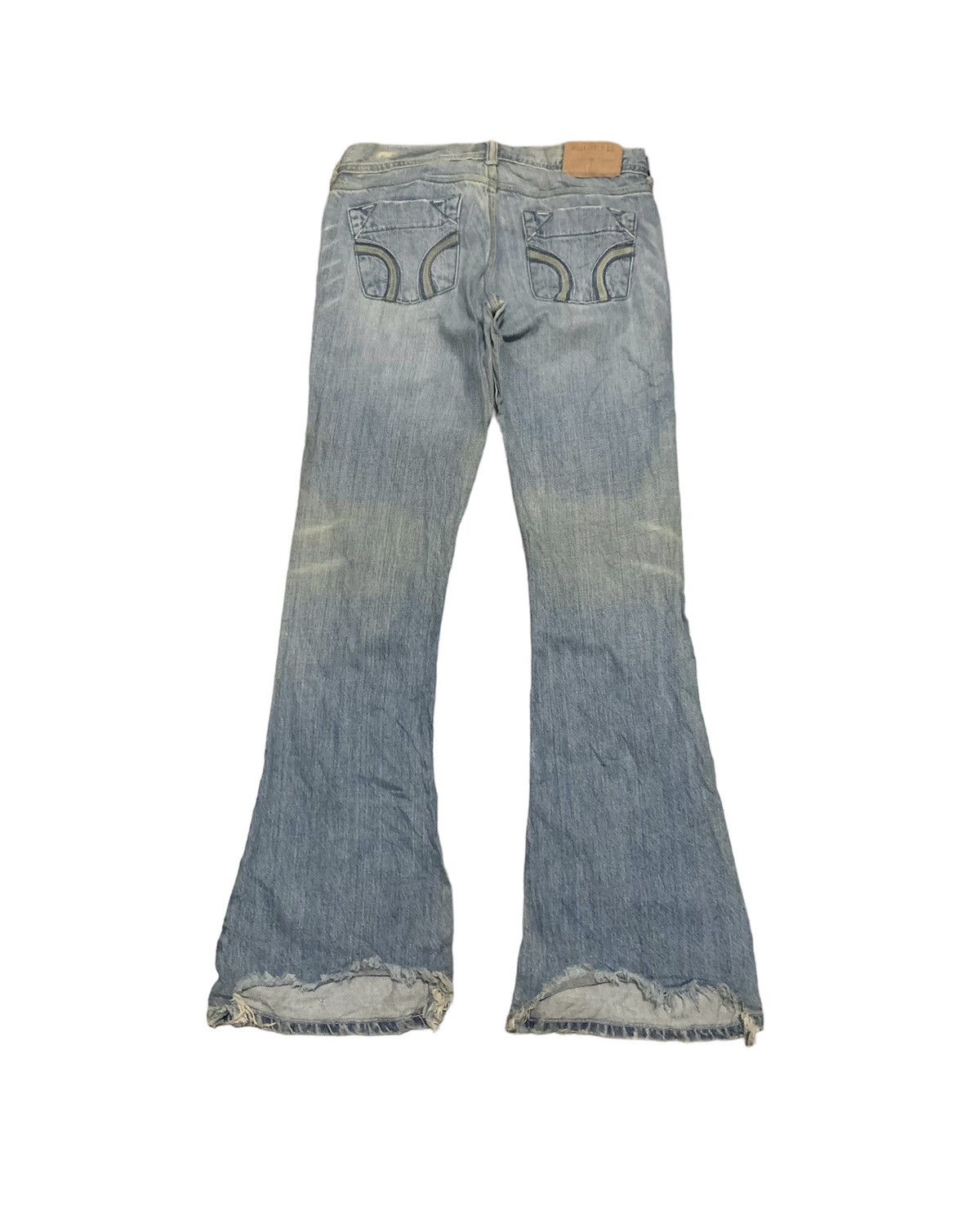 image of Archival Clothing x Hollister Vintage Hollister Flare Bootcut Jeans in Blue Denim, Men's (Size 31)
