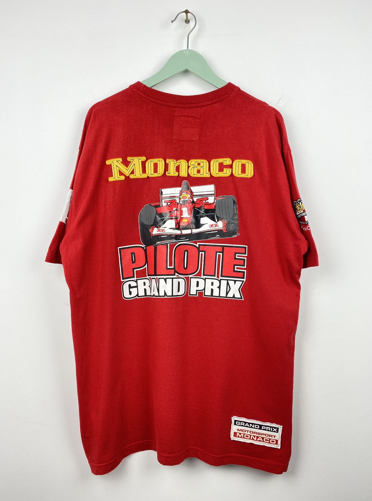 Vintage Vintage Grand Prix Monaco F1 T Shirt Mercedes BMW Ferrari Size US XL / EU 56 / 4 - 8 Thumbnail