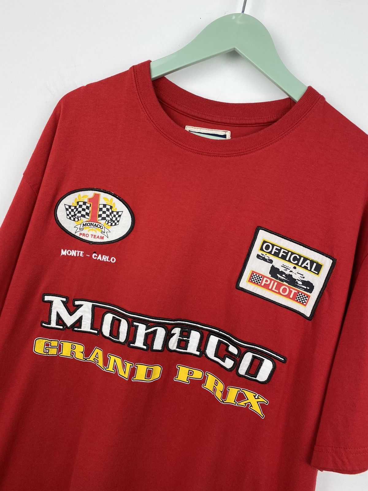 Vintage Vintage Grand Prix Monaco F1 T Shirt Mercedes BMW Ferrari Size US XL / EU 56 / 4 - 2 Thumbnail
