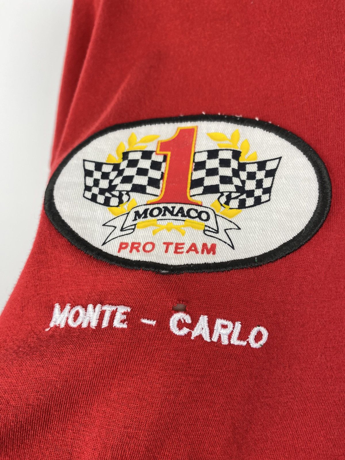 Vintage Vintage Grand Prix Monaco F1 T Shirt Mercedes BMW Ferrari Size US XL / EU 56 / 4 - 5 Thumbnail