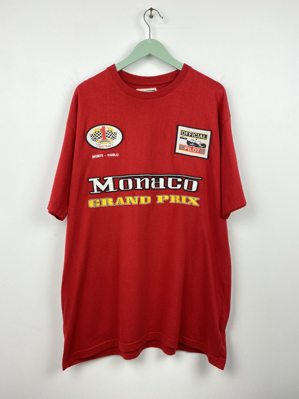 Vintage Vintage Grand Prix Monaco F1 T Shirt Mercedes BMW Ferrari Size US XL / EU 56 / 4 - 1 Thumbnail