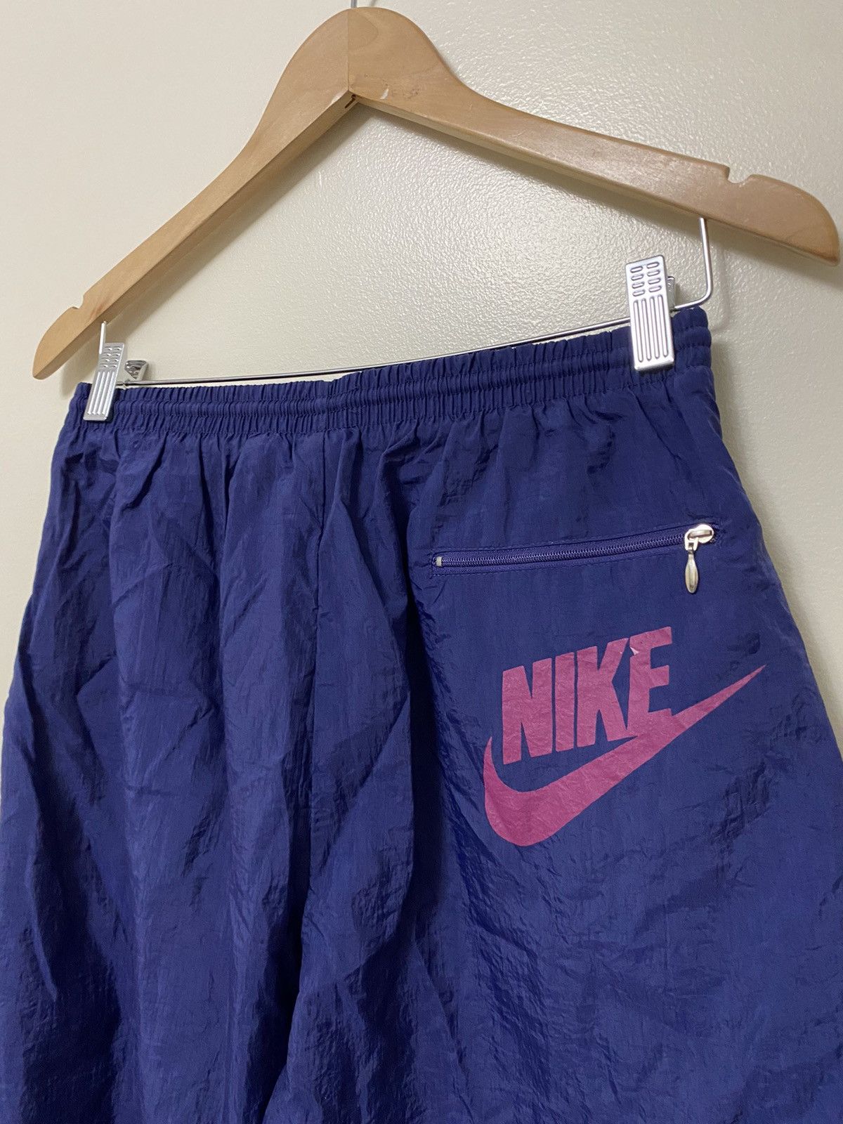 Nike × Vintage Vintage 90s Nike Grape Track Pants Size US 33 - 5 Thumbnail