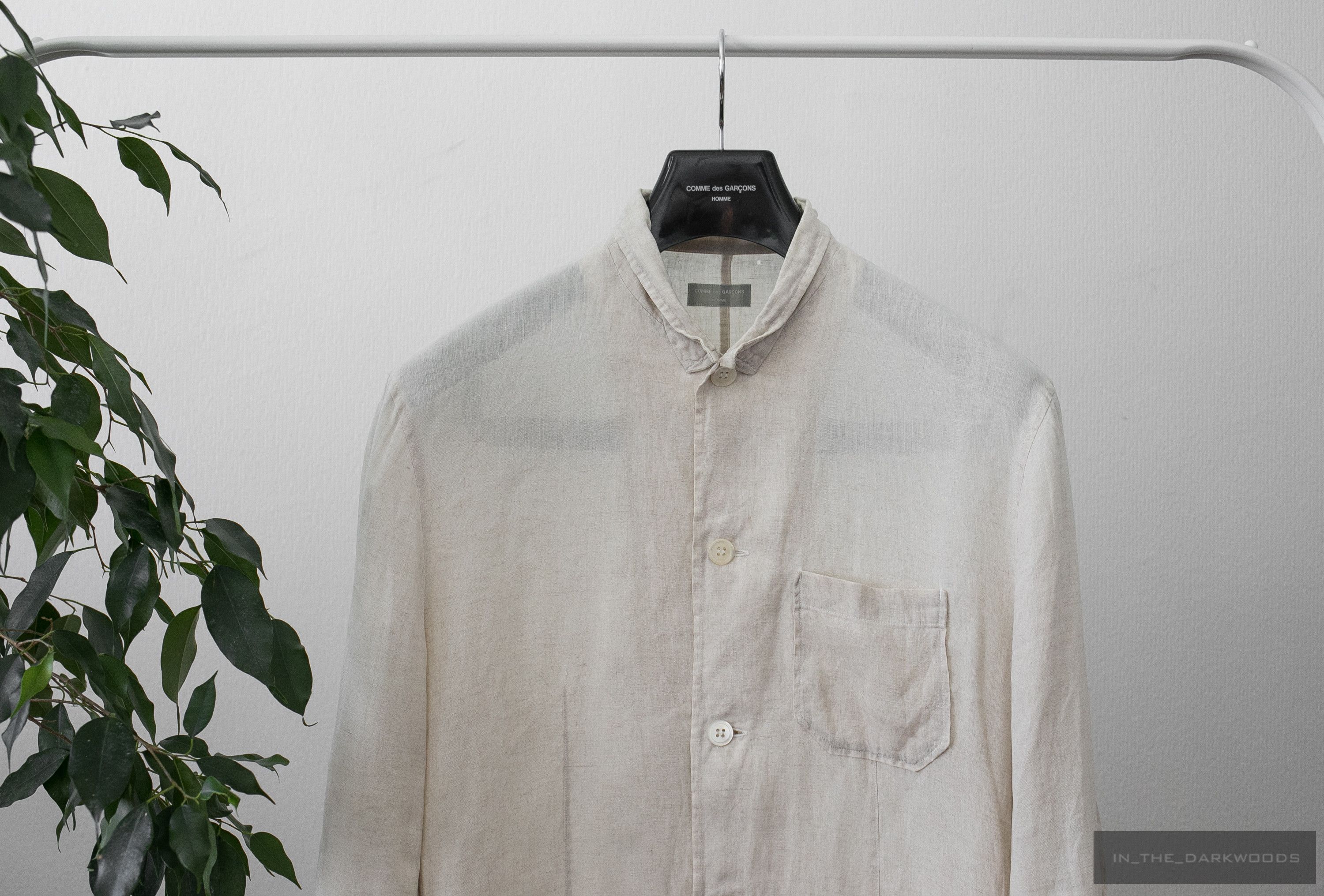Comme des Garcons Homme linen worker jacket Size US M / EU 48-50 / 2 - 2 Thumbnail