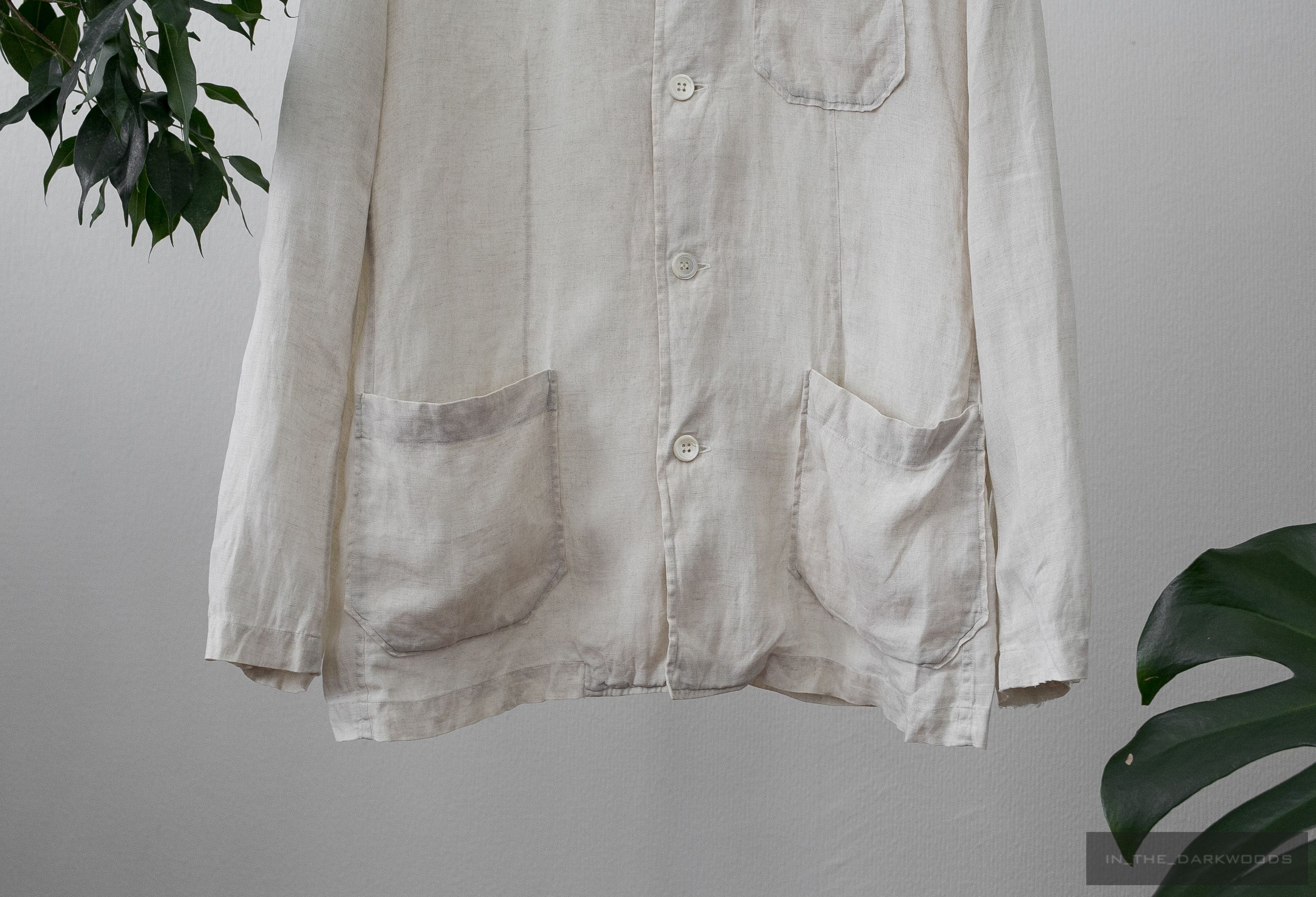 Comme des Garcons Homme linen worker jacket Size US M / EU 48-50 / 2 - 4 Thumbnail
