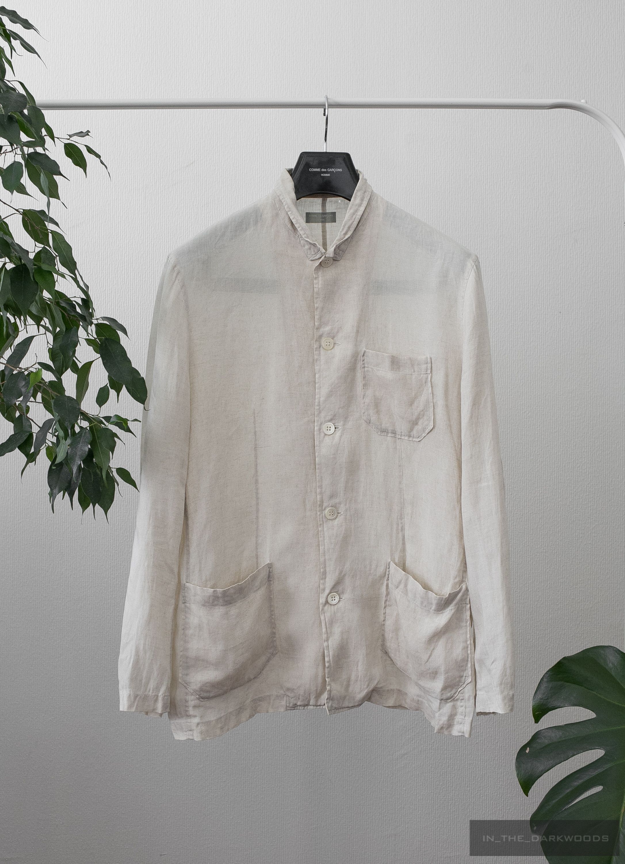 Comme des Garcons Homme linen worker jacket Size US M / EU 48-50 / 2 - 1 Thumbnail