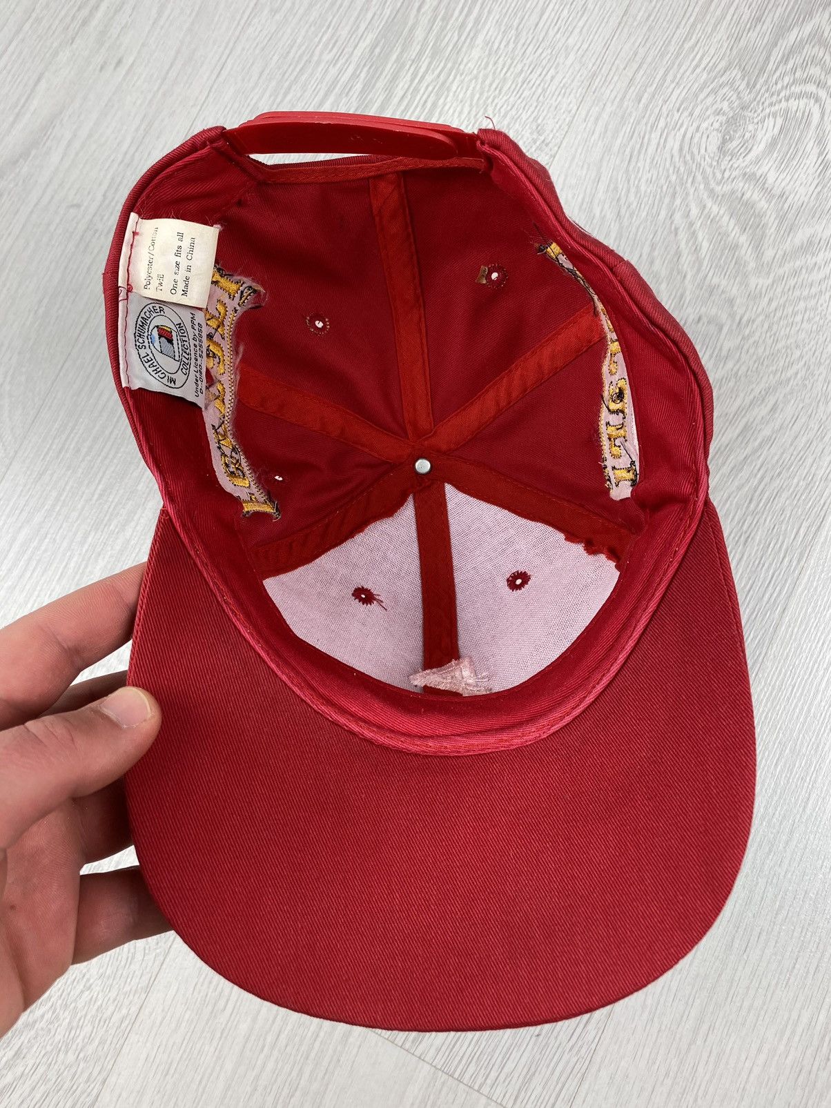 Vintage Ferrari Dekka Michael Schumacher Cap Hat BMW Marlboro Jaguar Size ONE SIZE - 6 Thumbnail