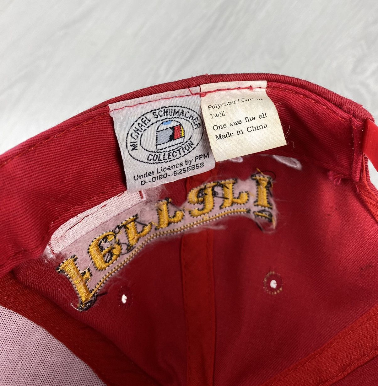 Vintage Ferrari Dekka Michael Schumacher Cap Hat BMW Marlboro Jaguar Size ONE SIZE - 7 Thumbnail