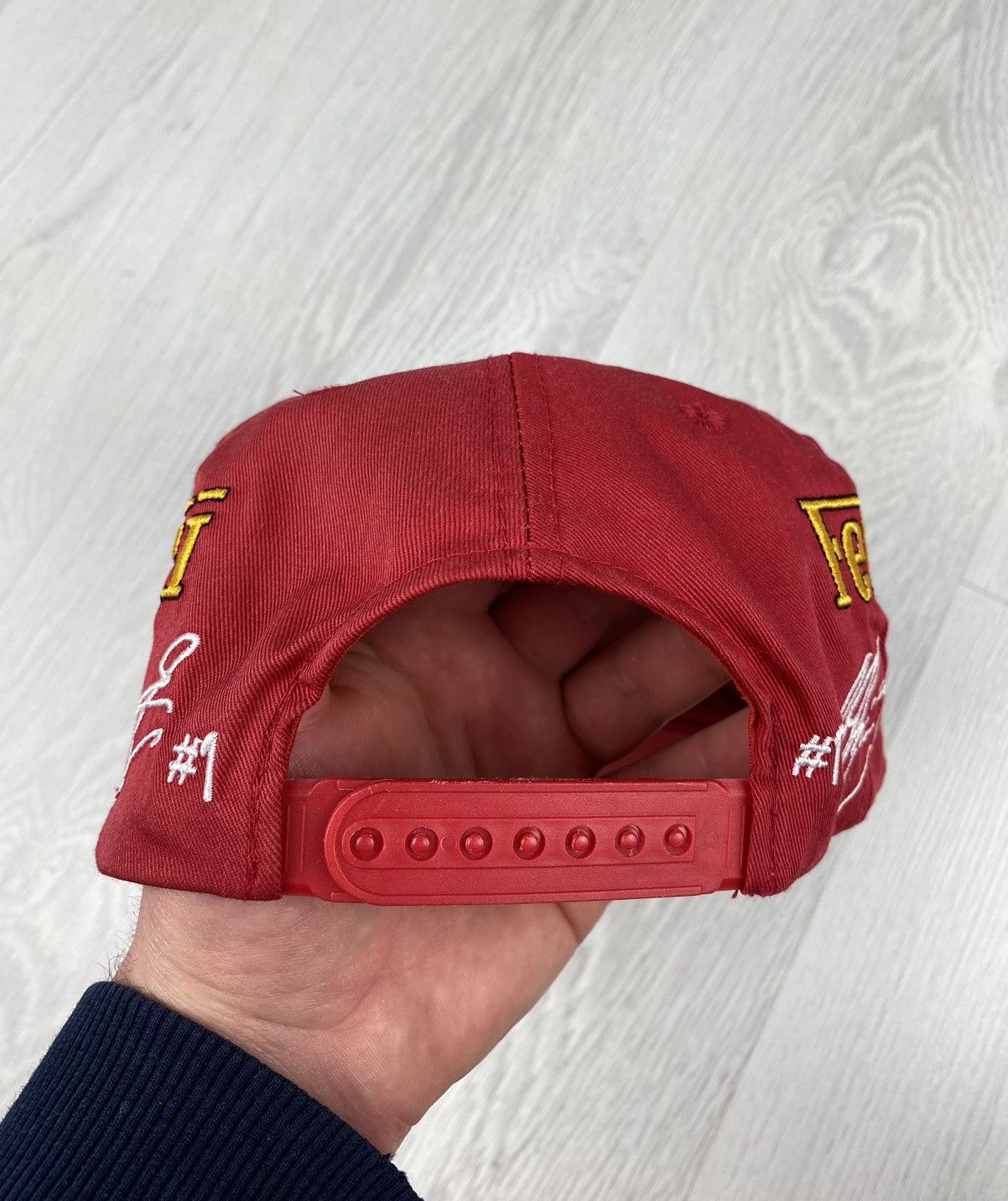 Vintage Ferrari Dekka Michael Schumacher Cap Hat BMW Marlboro Jaguar Size ONE SIZE - 3 Thumbnail