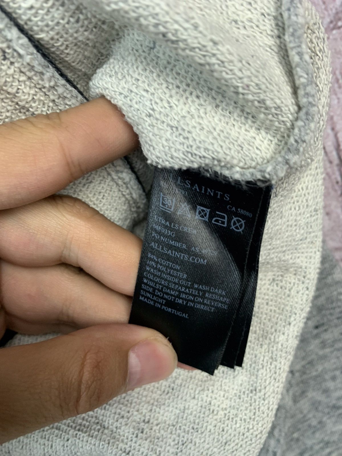 Allsaints Allsaints Etra Crew Neck Sweatshirt Size US XL / EU 56 / 4 - 4 Thumbnail