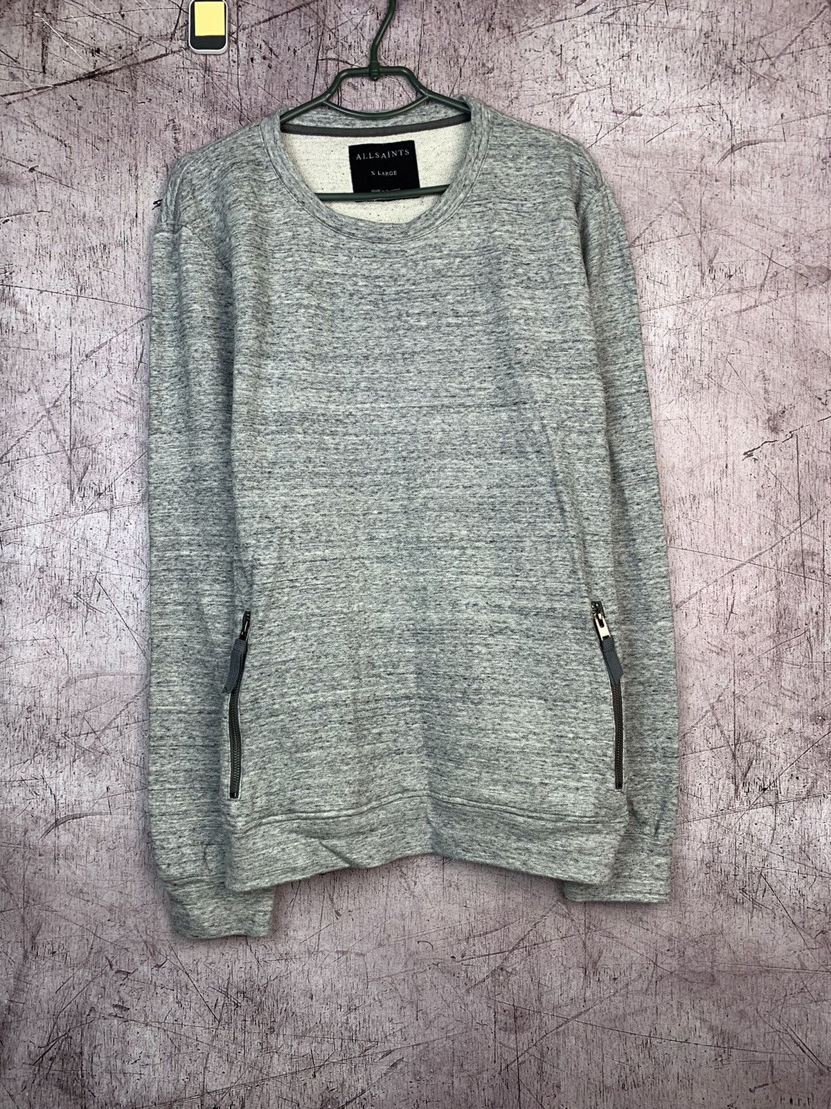 Allsaints Allsaints Etra Crew Neck Sweatshirt Size US XL / EU 56 / 4 - 1 Thumbnail