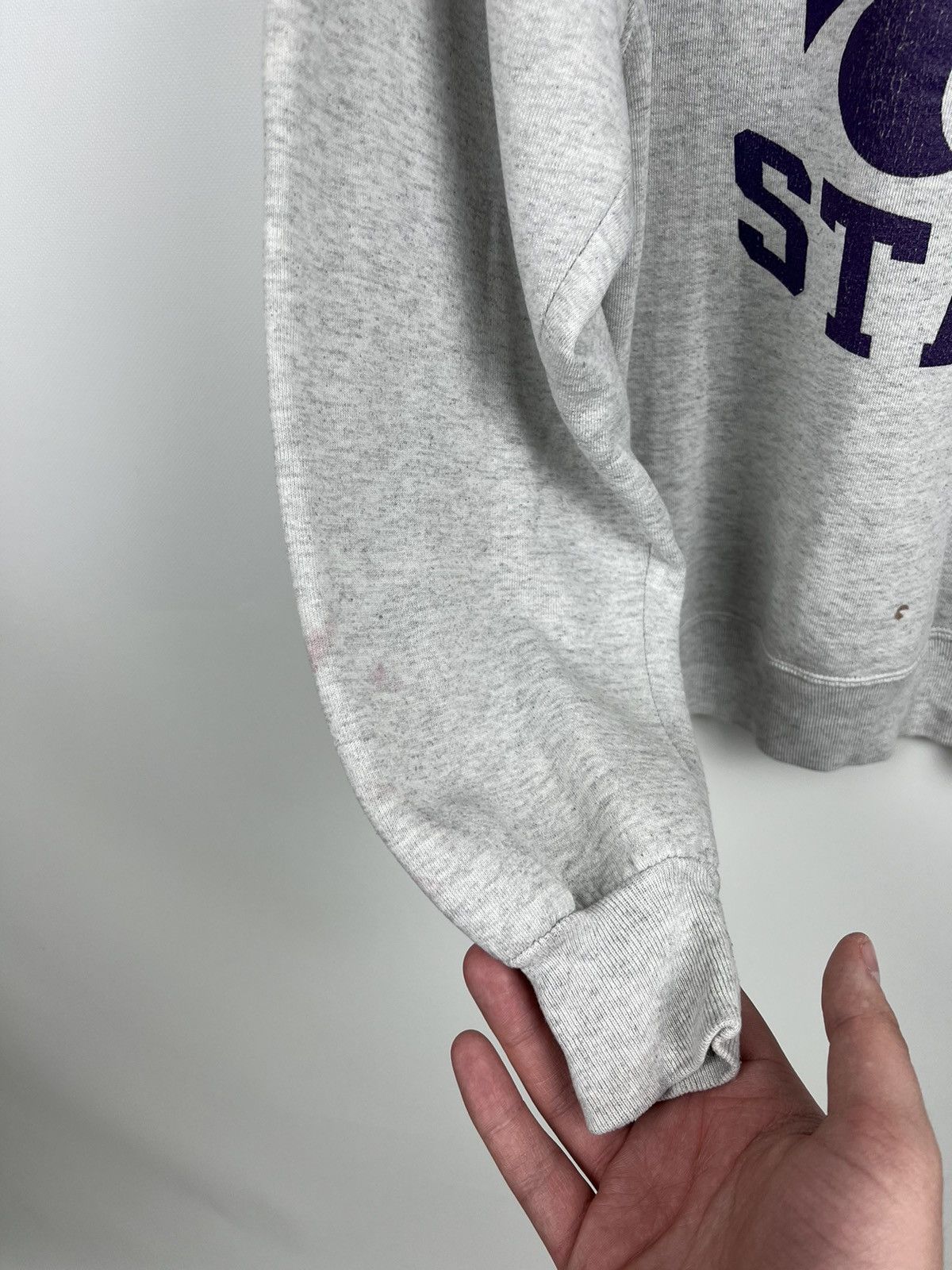 Russell Athletic × Vintage Vintage Russell Athletic Kansas State Sweatshirt Made in USA Size US L / EU 52-54 / 3 - 9 Thumbnail