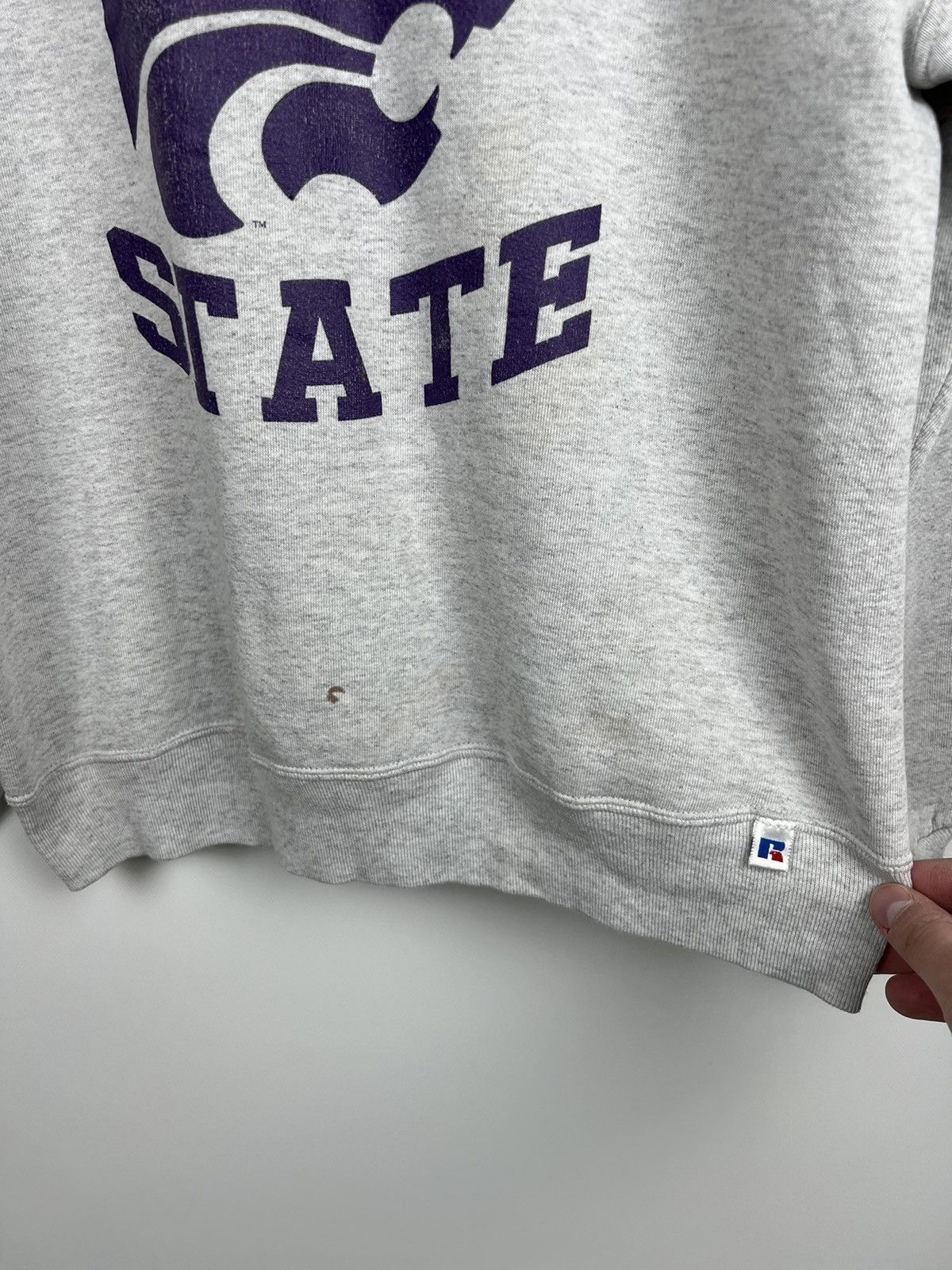 Russell Athletic × Vintage Vintage Russell Athletic Kansas State Sweatshirt Made in USA Size US L / EU 52-54 / 3 - 7 Thumbnail