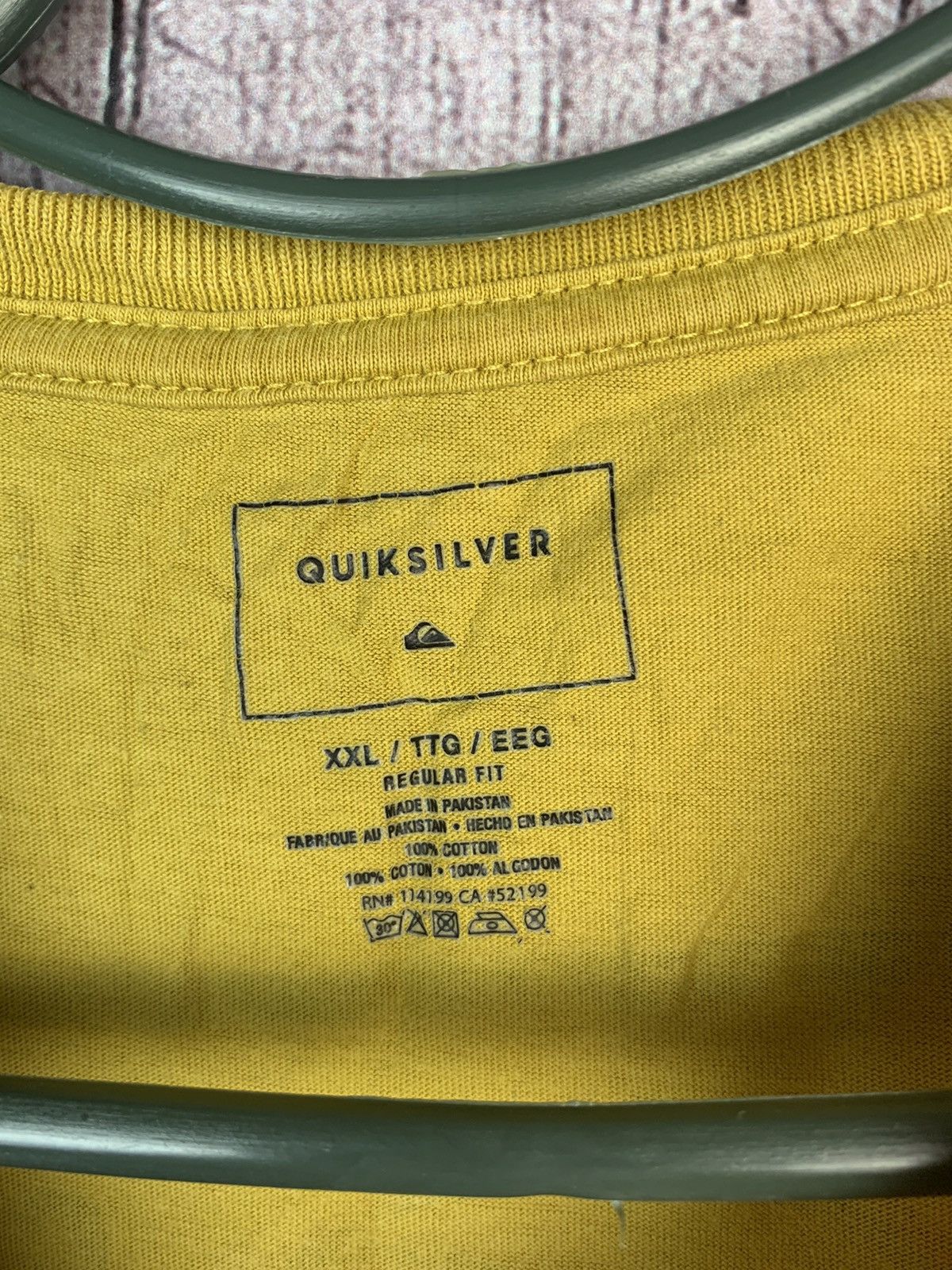 Quiksilver × Vintage Vintage Quiksilver Big Logo T Shirt Size US XXL / EU 58 / 5 - 6 Thumbnail