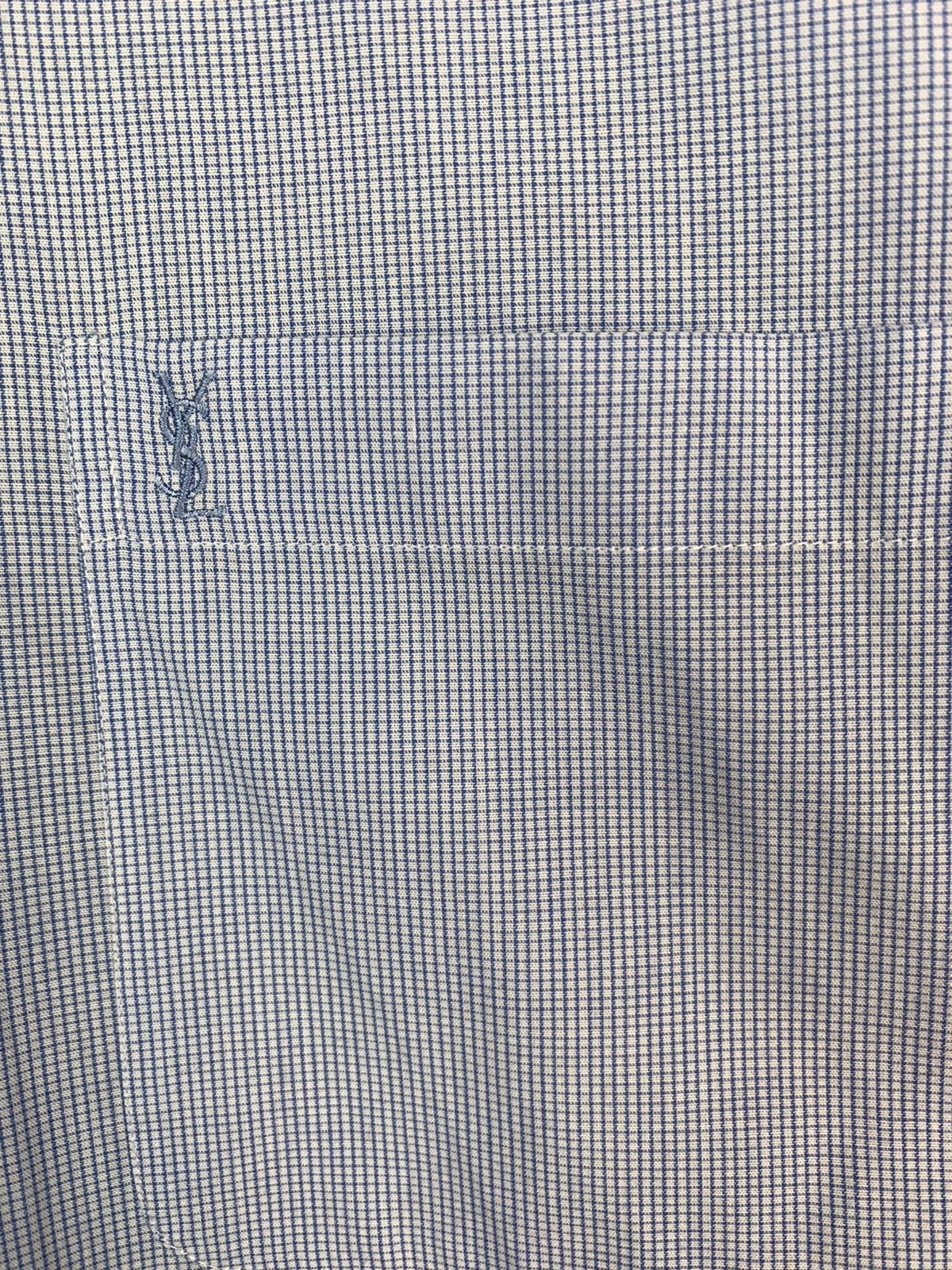 Vintage × Yves Saint Laurent Yves Saint Laurent YSL Plaid Shirts Size US M / EU 48-50 / 2 - 5 Thumbnail