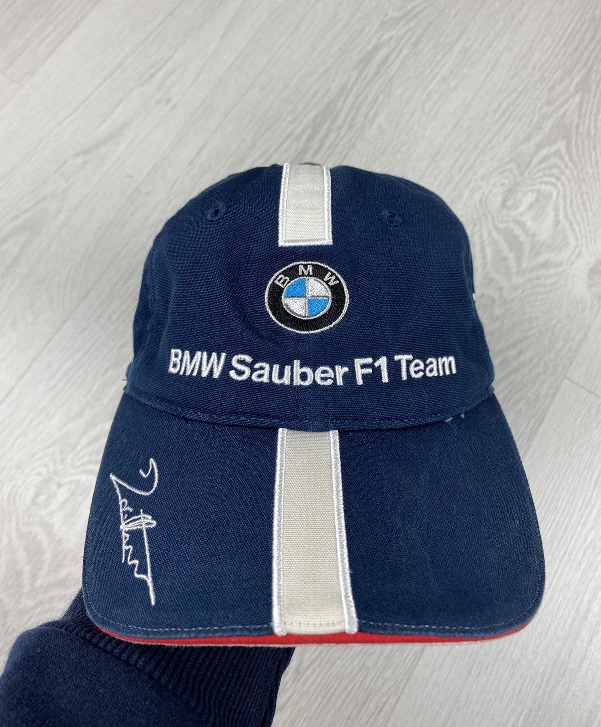 BMW Vintage BMW Sauber F1 Team Cap Hat Mercedes Audi Jaguar Size ONE SIZE - 1 Thumbnail