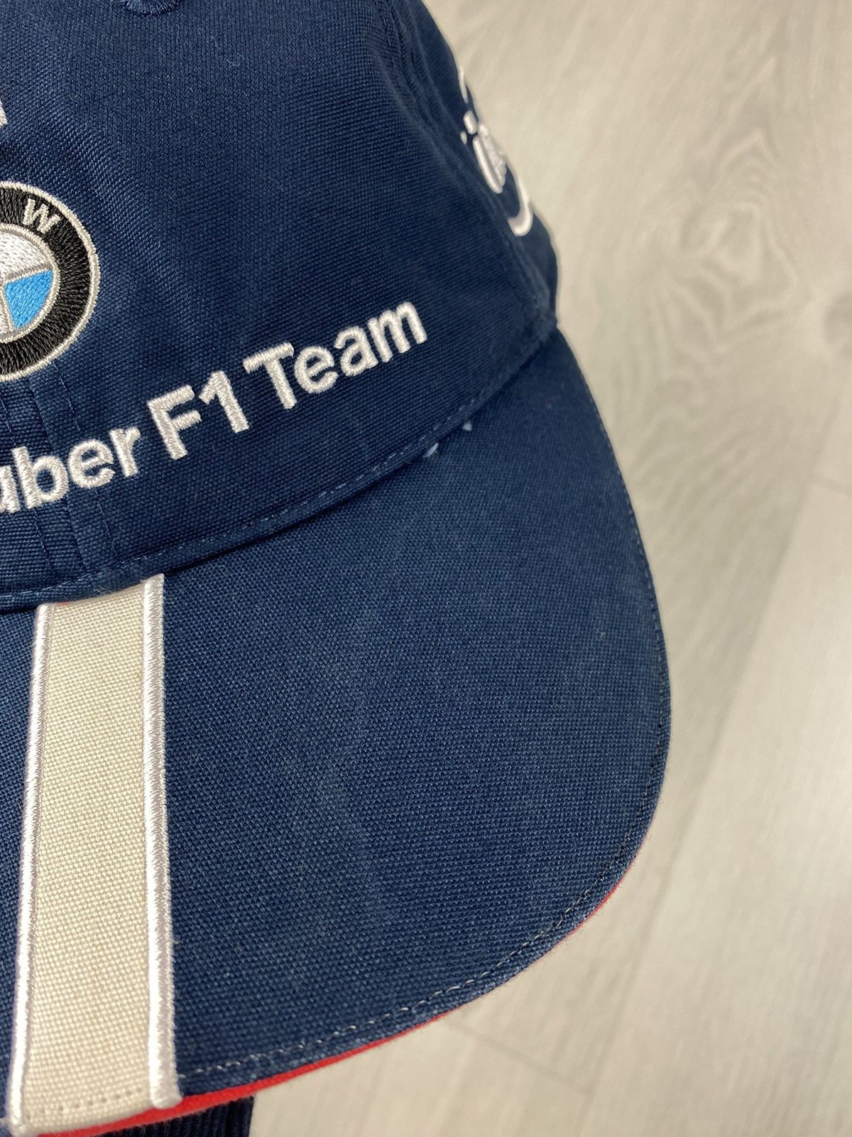 BMW Vintage BMW Sauber F1 Team Cap Hat Mercedes Audi Jaguar Size ONE SIZE - 2 Thumbnail