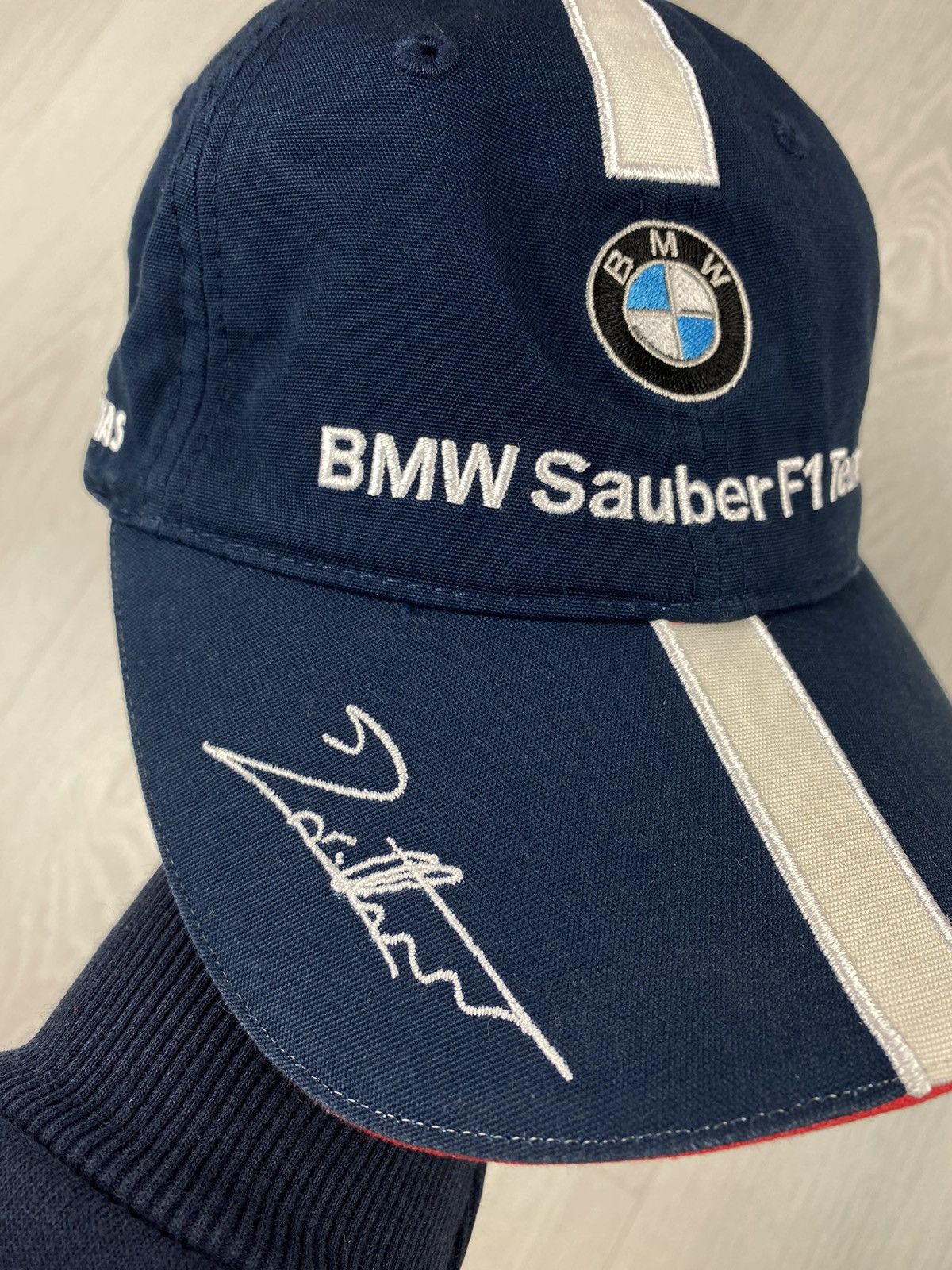 BMW Vintage BMW Sauber F1 Team Cap Hat Mercedes Audi Jaguar Size ONE SIZE - 3 Thumbnail