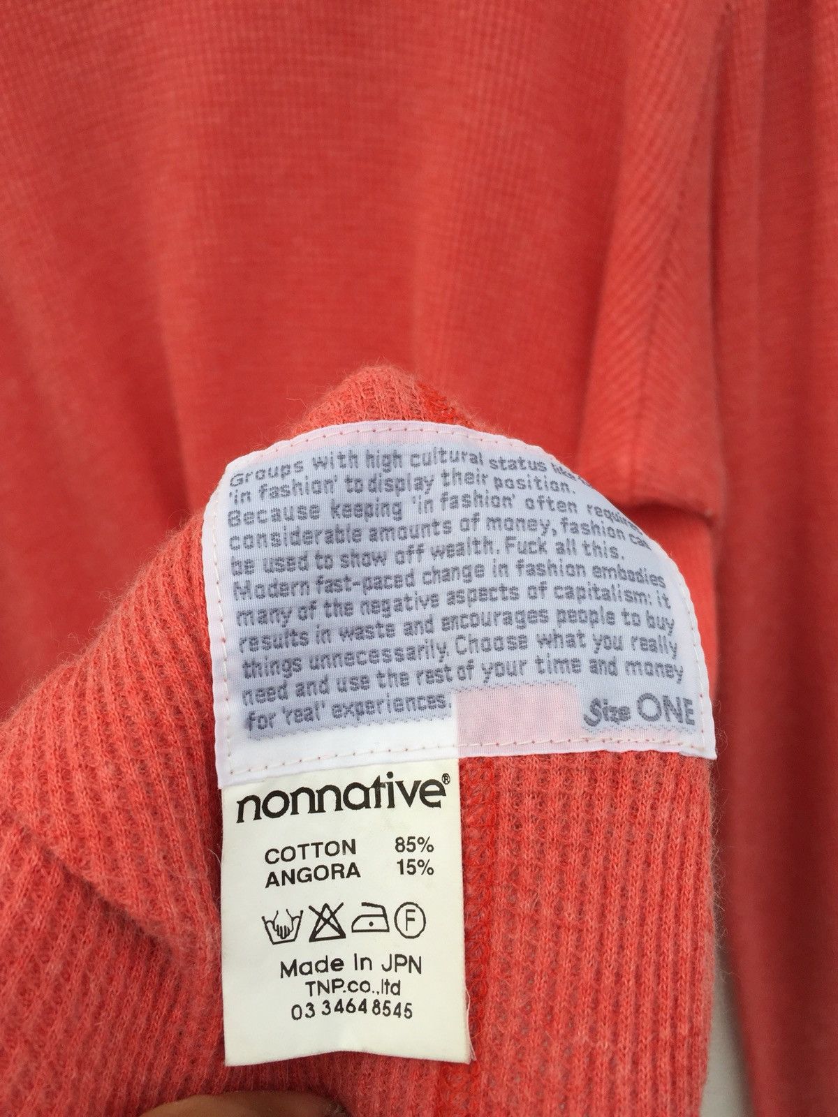 Nonnative Made in Japan Nonnative Loose Style Made by cotton n Angora Size US M / EU 48-50 / 2 - 6 Thumbnail