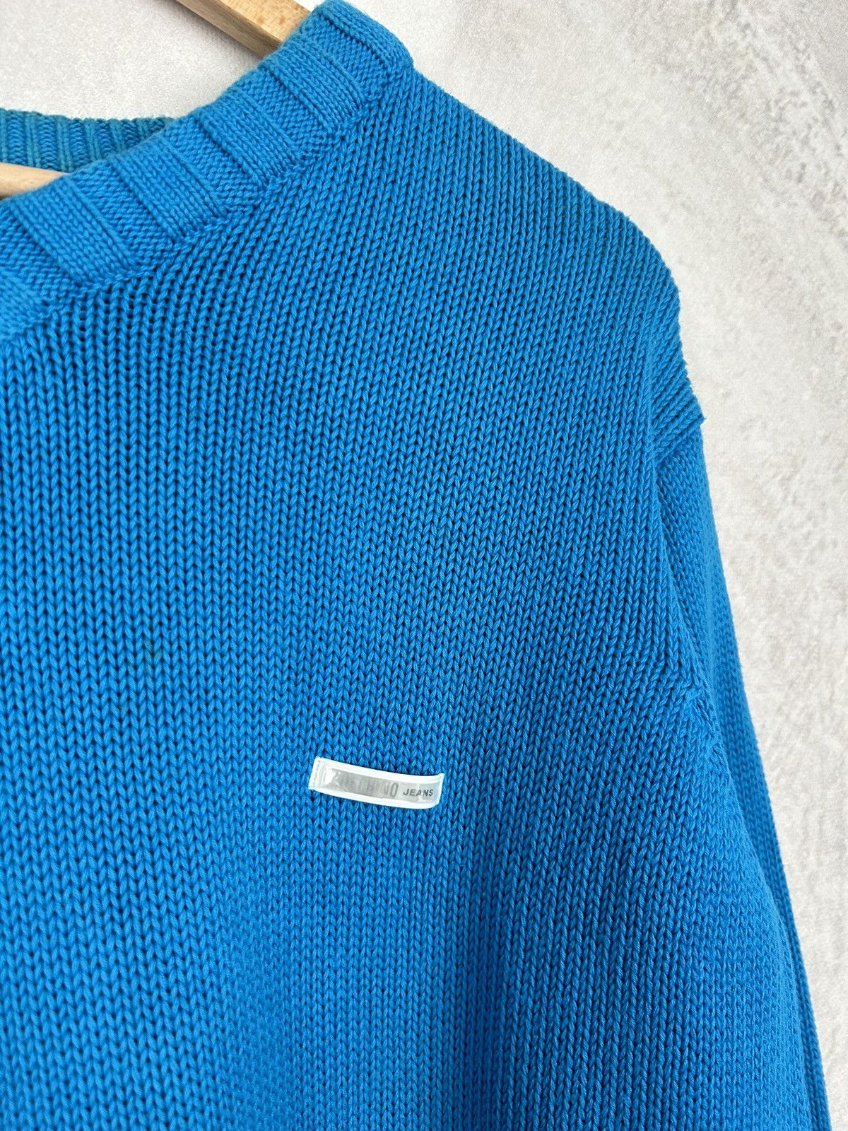 Moschino Vintage Moschino Jeans Blue Sweater 90s Y2K Retro Size US L / EU 52-54 / 3 - 3 Thumbnail