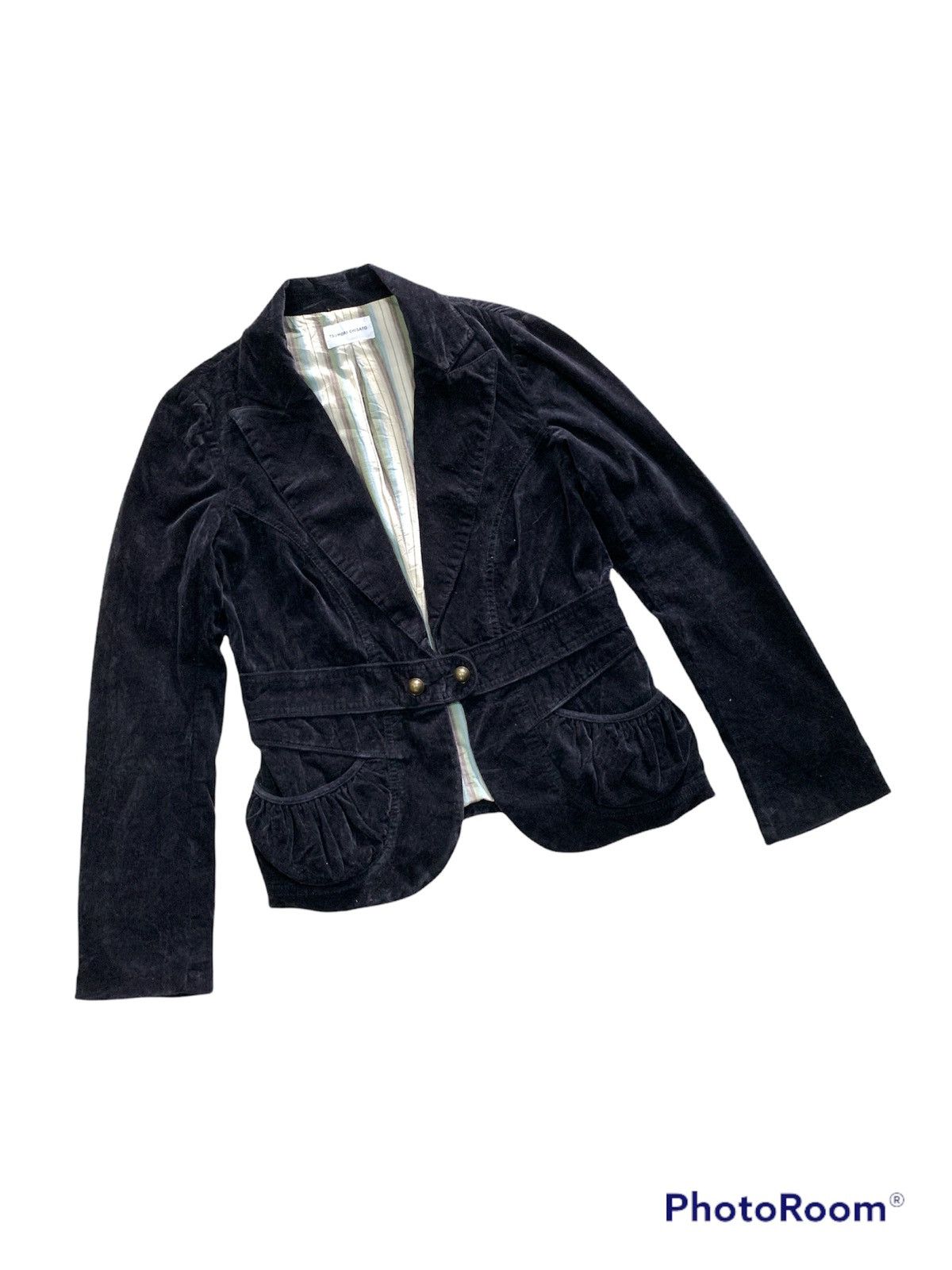 Issey Miyake × Tsumori Chisato VELVET SUEDE TSUMORI CHISATO BY ISSEY MIYAKE BLAZER JACKET Size US S / EU 44-46 / 1 - 1 Thumbnail