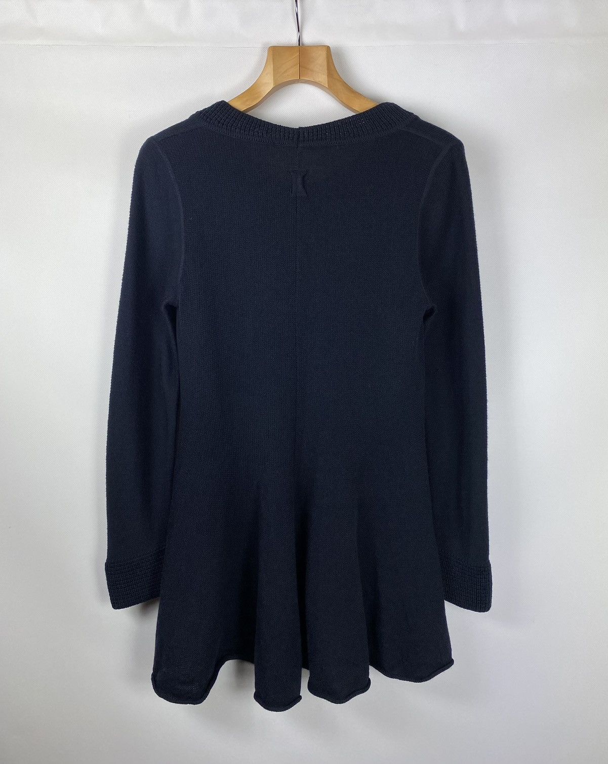 hannes roether Hannes Roether women’s avant-garde wool sweater pullover Size M / US 6-8 / IT 42-44 - 9 Thumbnail