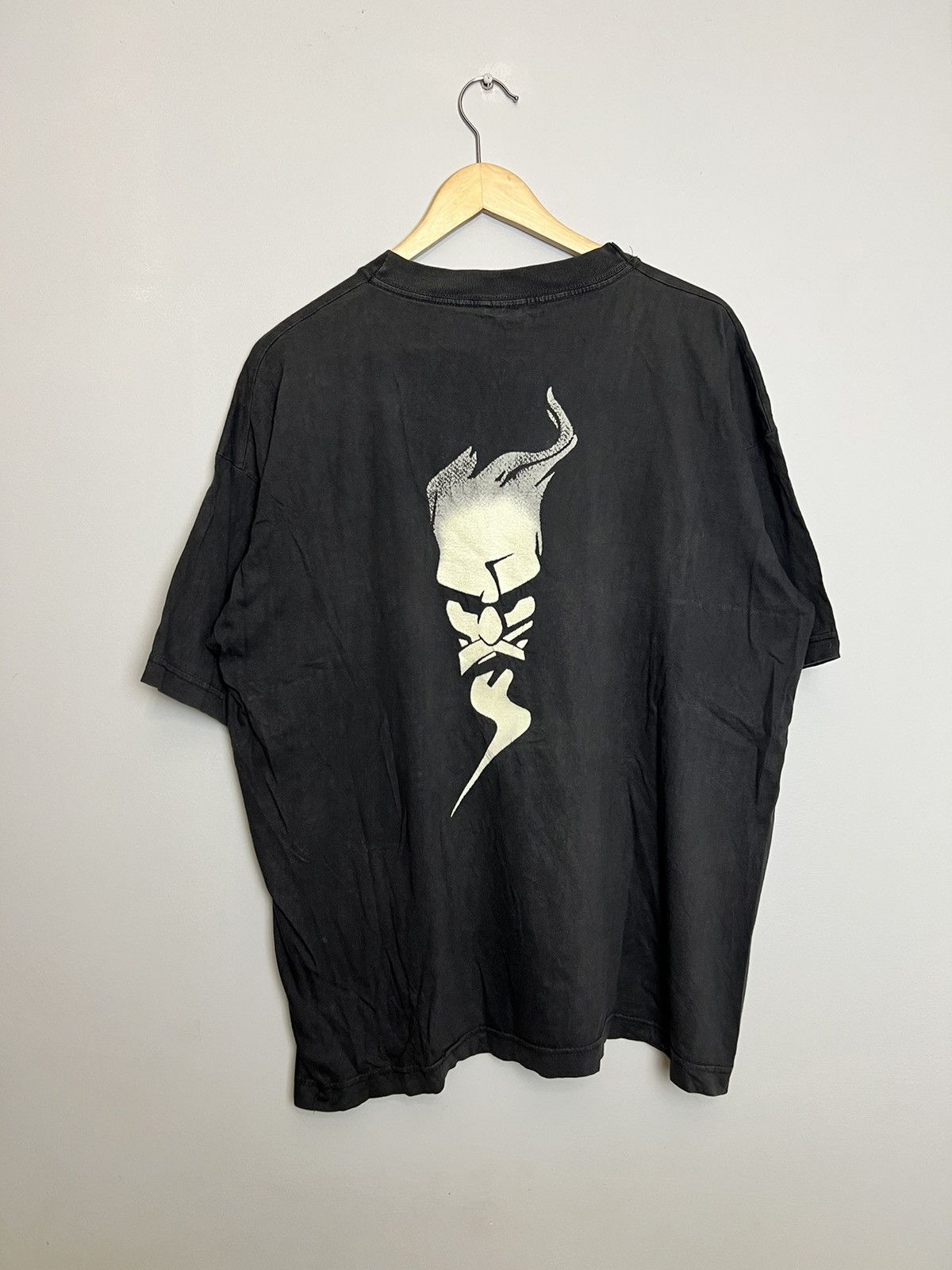 Band Tees Rare Vintage 90s Thunderdome Wizard Gabber Glow Band Tshirt Size US L / EU 52-54 / 3 - 2 Thumbnail