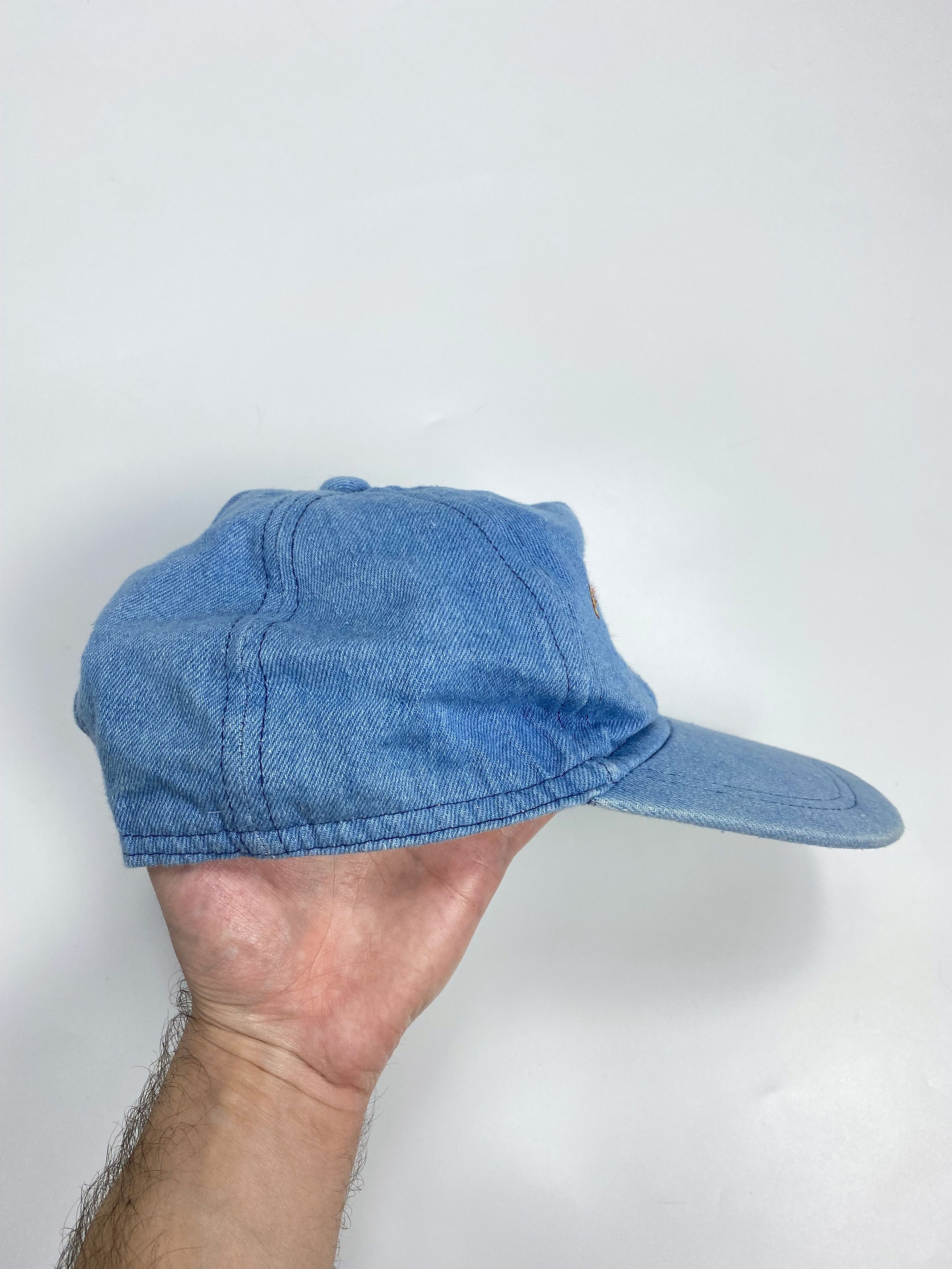 Vintage Axe Grinder 90s Vintage Washed Denim Snapback Cap Size ONE SIZE - 3 Thumbnail