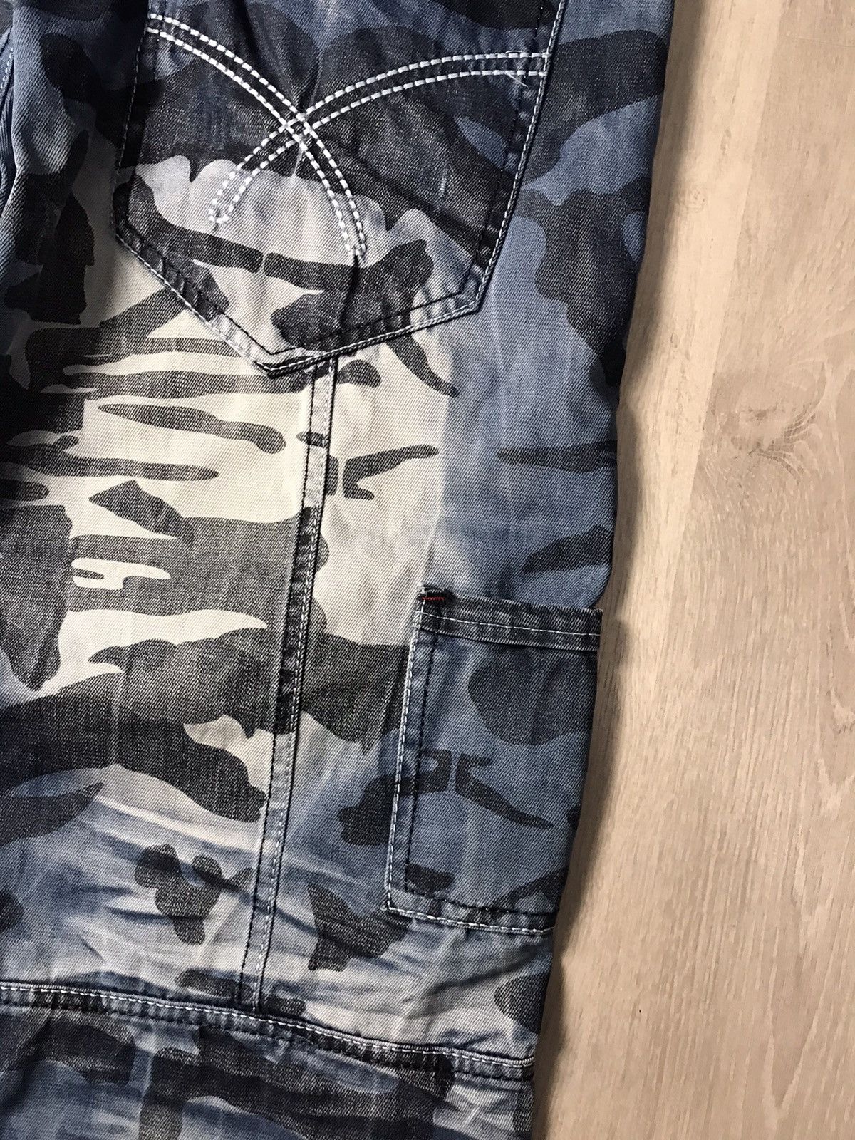 Ed Hardy × Japanese Brand × Vintage Vintage Kosmo Lupo Japanese Ed hardy Style Jeans Size US 38 / EU 54 - 17 Thumbnail