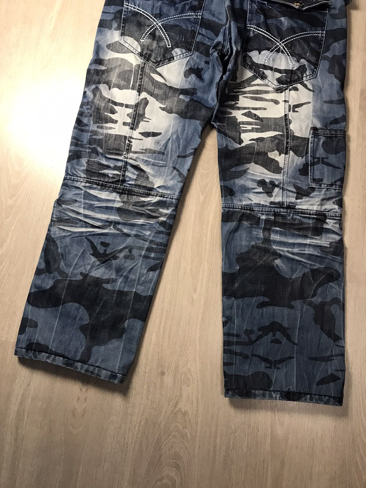 Ed Hardy × Japanese Brand × Vintage Vintage Kosmo Lupo Japanese Ed hardy Style Jeans Size US 38 / EU 54 - 16 Thumbnail