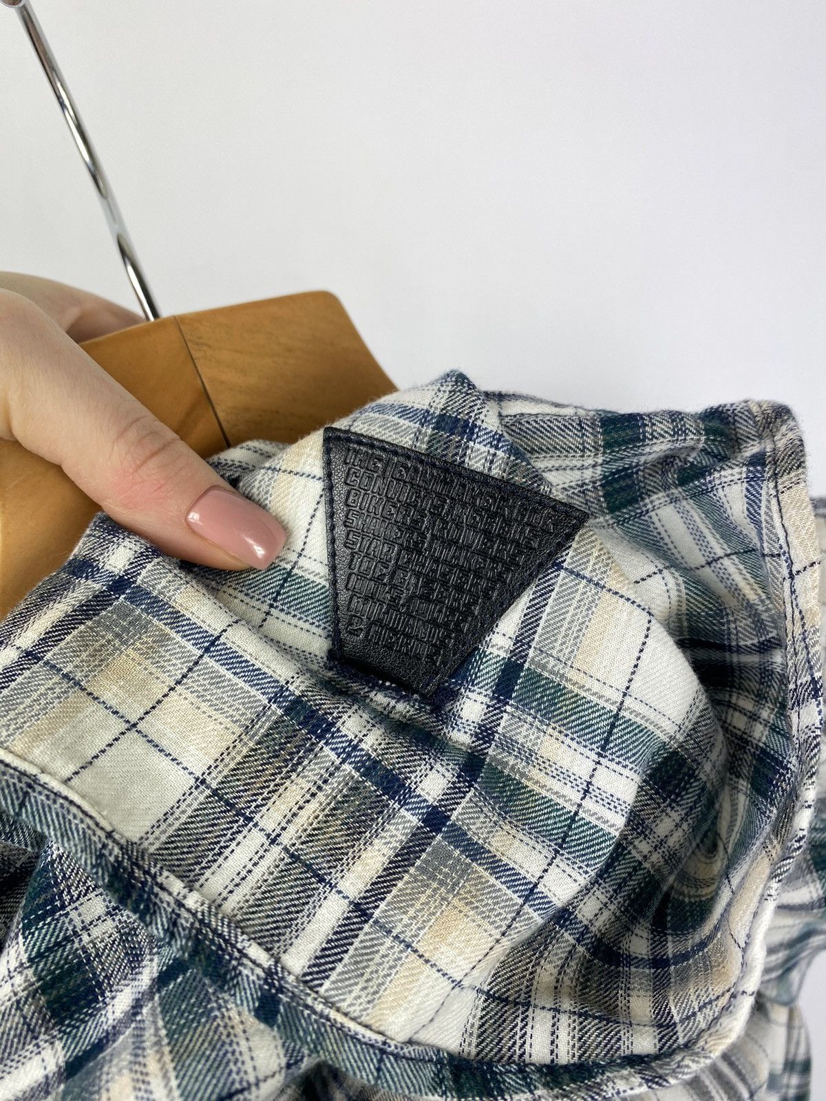DENHAM Denham Plain men’s long sleeve checked shirt size Xl Size US XL / EU 56 / 4 - 15 Thumbnail