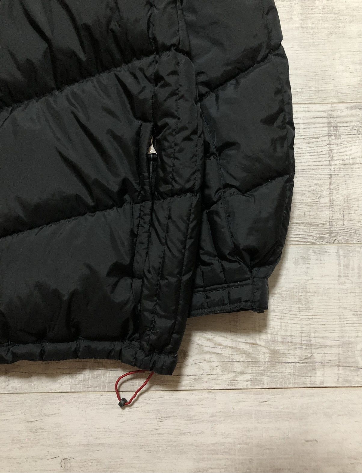Nike × Vintage Vintage Y2K Nike Nylon Drill Black Puffer Jacket Size US XL / EU 56 / 4 - 8 Thumbnail