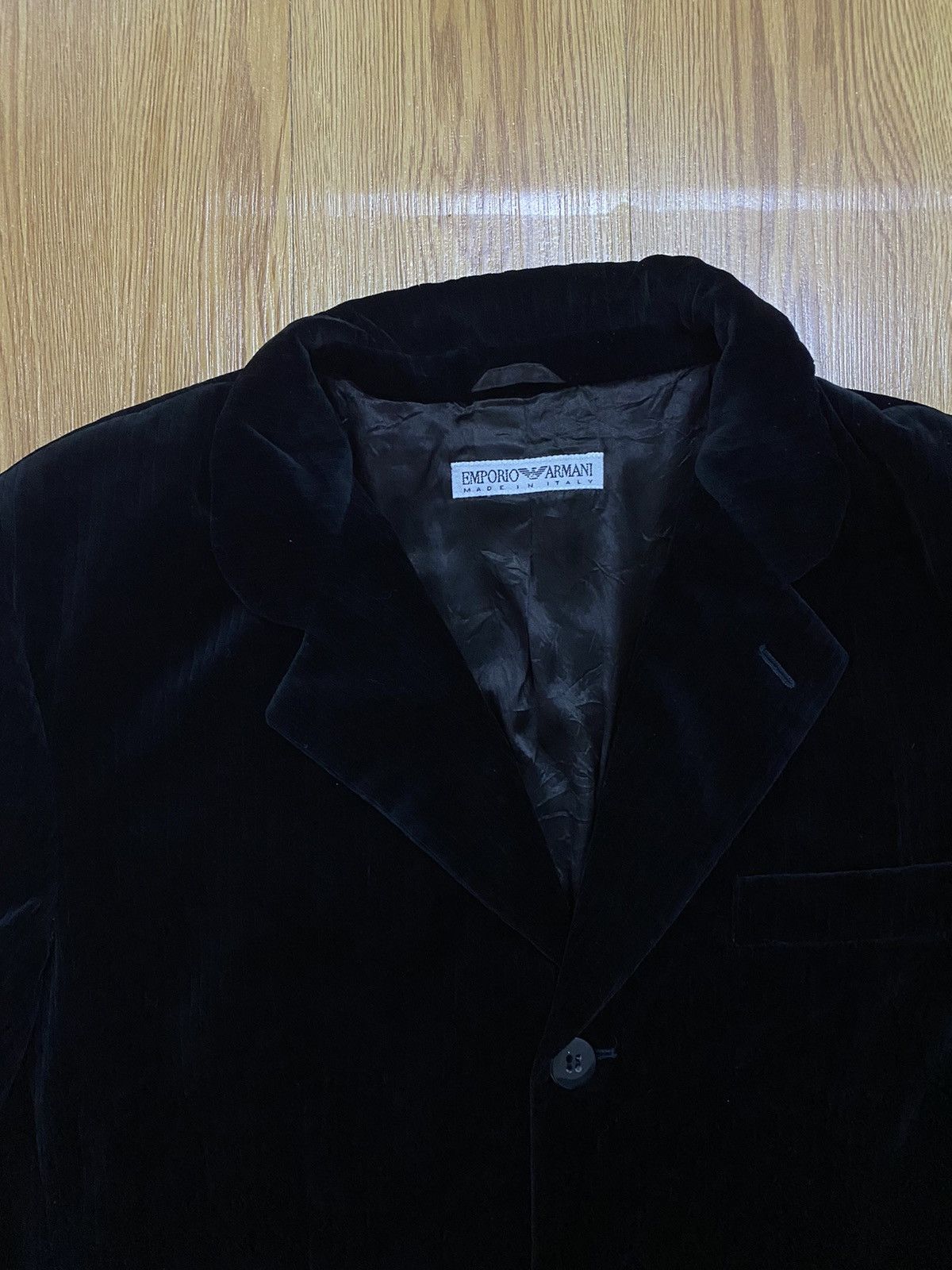 Armani Emporio Armani Giacca Uomo Model Velvet Blazer Size US M / EU 48-50 / 2 - 5 Thumbnail