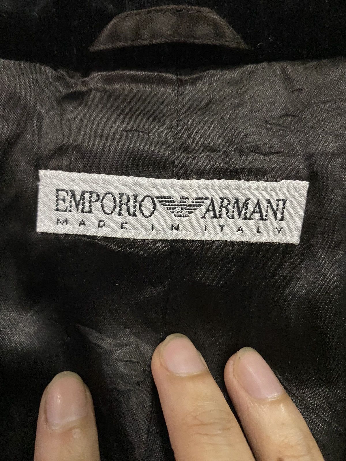 Armani Emporio Armani Giacca Uomo Model Velvet Blazer Size US M / EU 48-50 / 2 - 6 Thumbnail
