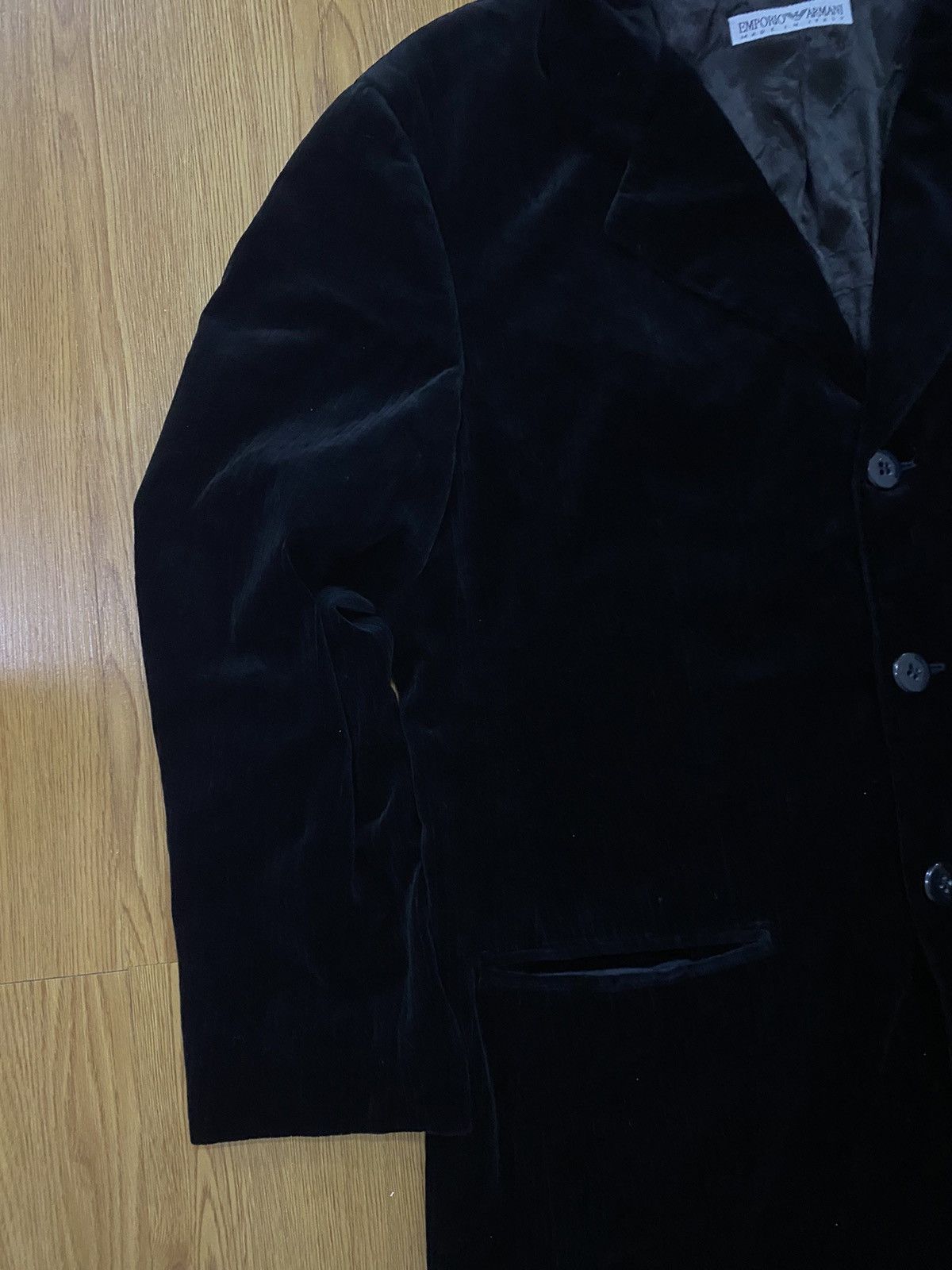 Armani Emporio Armani Giacca Uomo Model Velvet Blazer Size US M / EU 48-50 / 2 - 4 Thumbnail