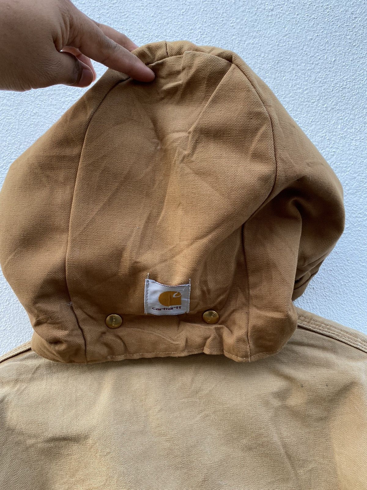 Carhartt × Vintage Vintage Carhartt Detroit chore blanket lined with hoodJacket Size US L / EU 52-54 / 3 - 14 Thumbnail