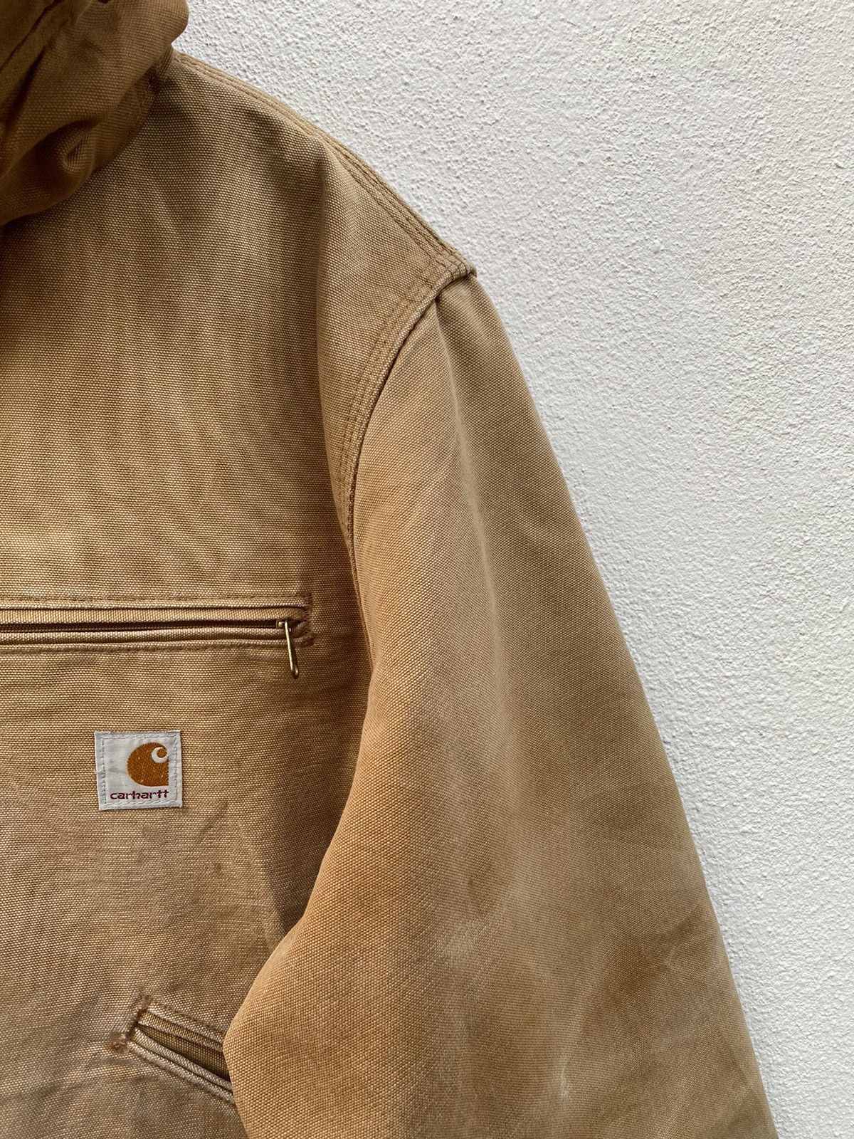Carhartt × Vintage Vintage Carhartt Detroit chore blanket lined with hoodJacket Size US L / EU 52-54 / 3 - 5 Thumbnail
